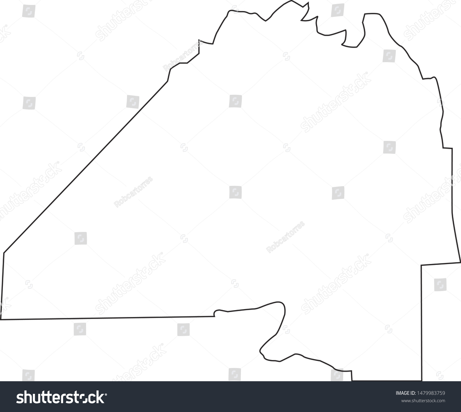 Map Duval County Florida State Stock Vector Royalty Free 1479983759 Shutterstock 4718