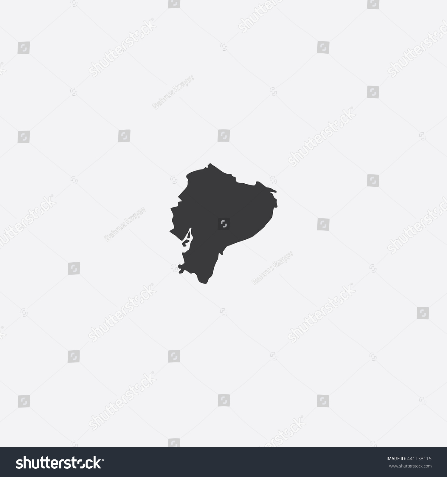 Map Ecuador Vector Illustration Stock Vector Royalty Free 441138115 Map Ecuador Vector Illustration Stock Vector Royalty Free 441138115