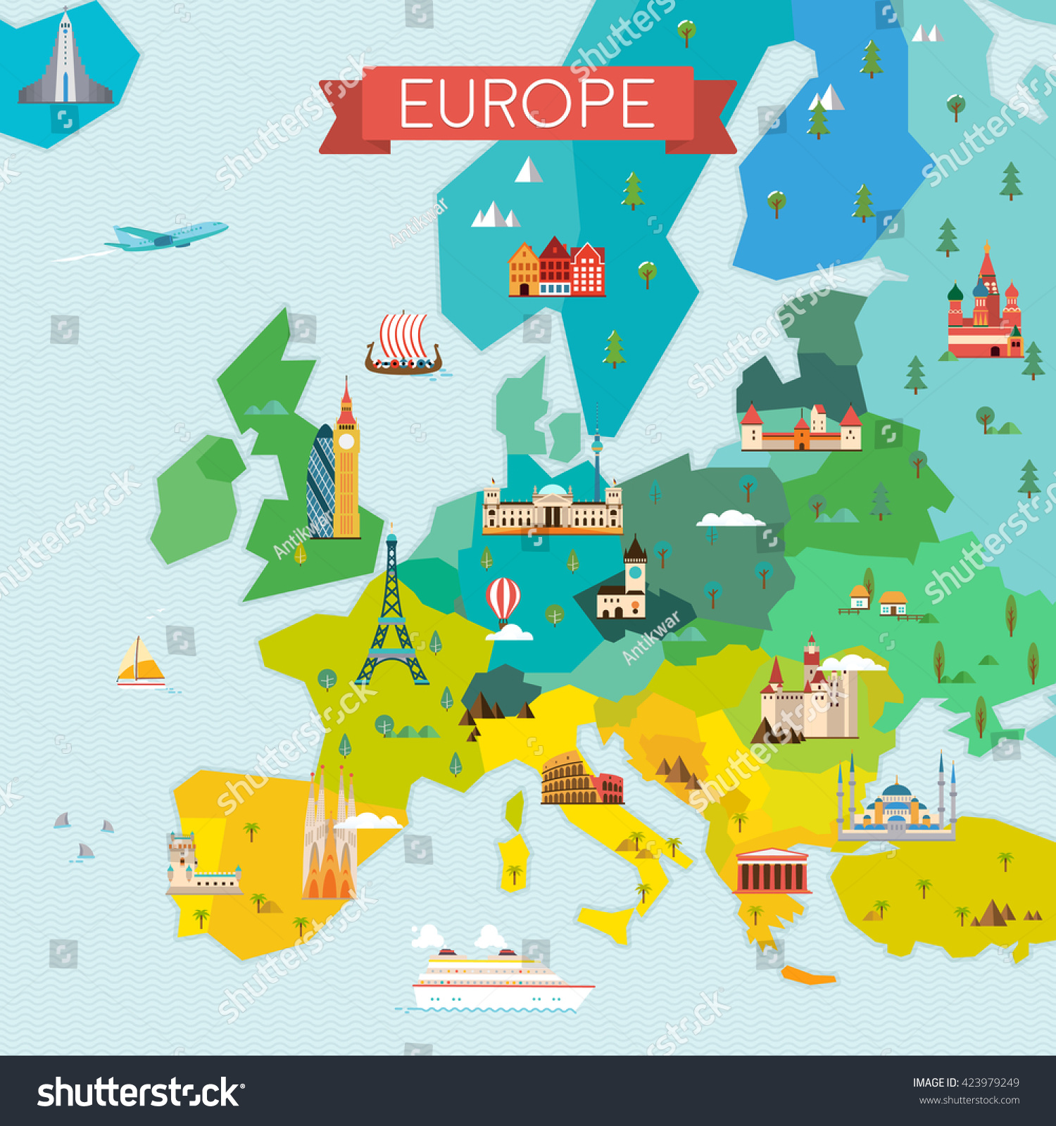 Europe Travel Map