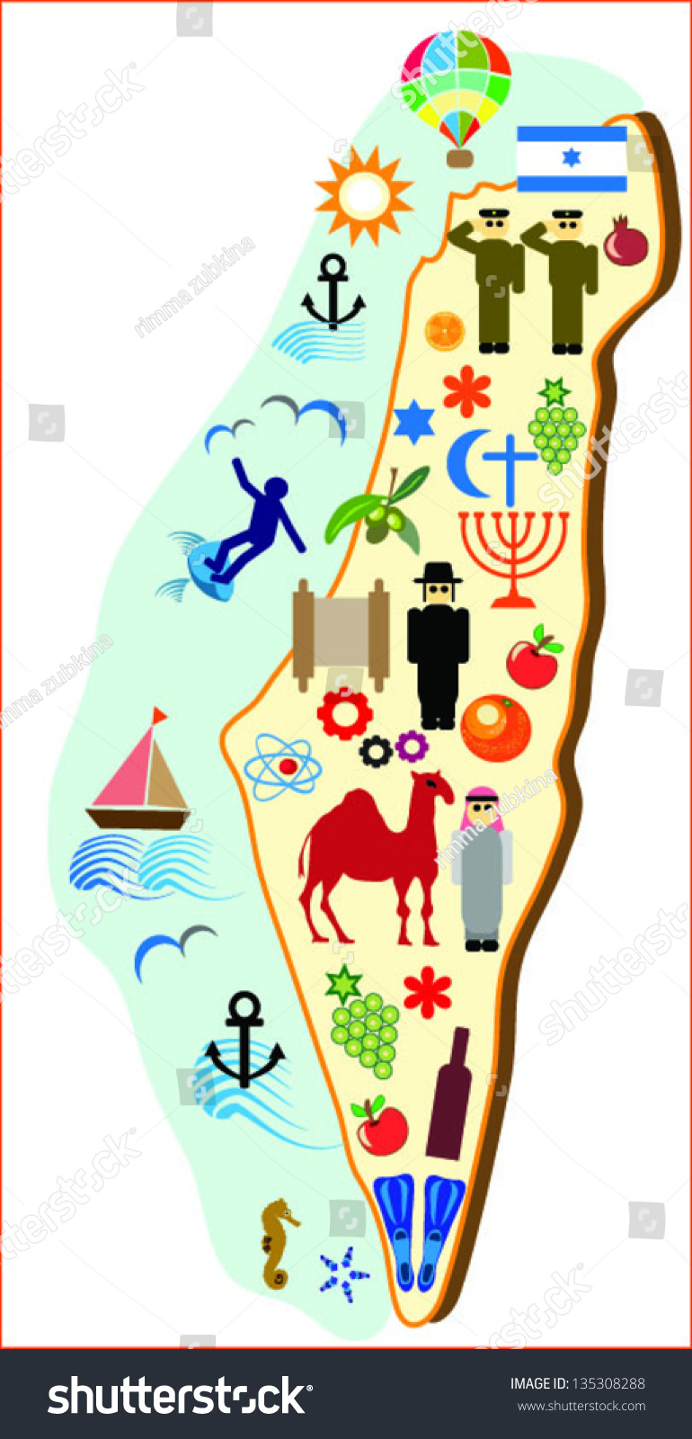 Map Of Israel Symbols Of Tourism. Map Israel Symbols Tourism Stock Vector Shutterstock map of israel symbols of tourism. map israel symbols tourism stock vector shutterstock
