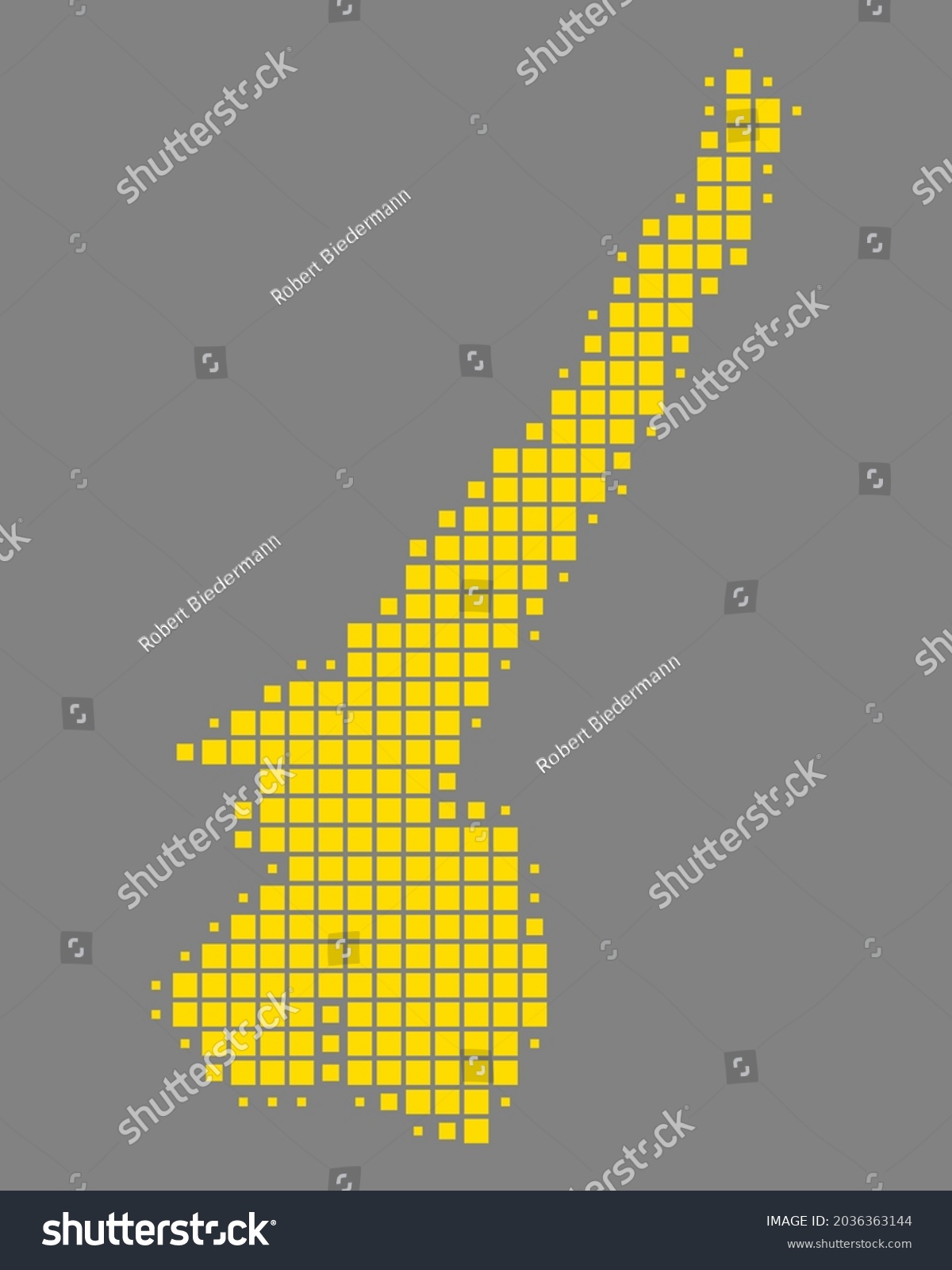 SVG of Map of Lake Garda on gray svg