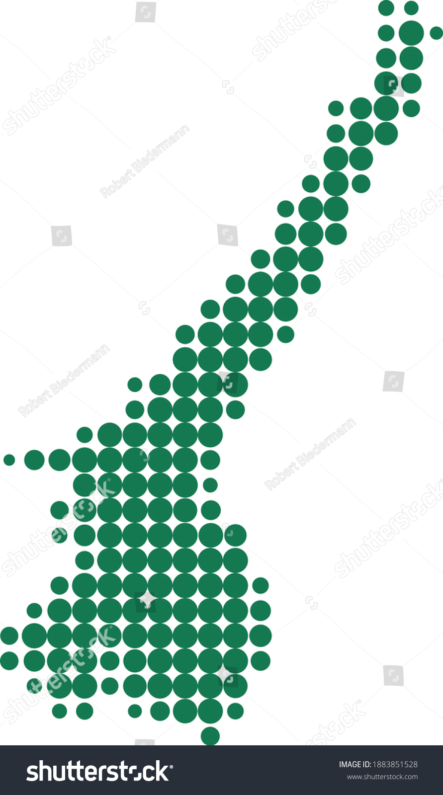SVG of Map of Lake Garda on white svg