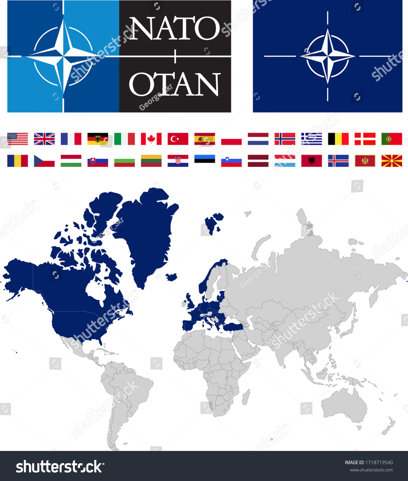 Nato Logo Map