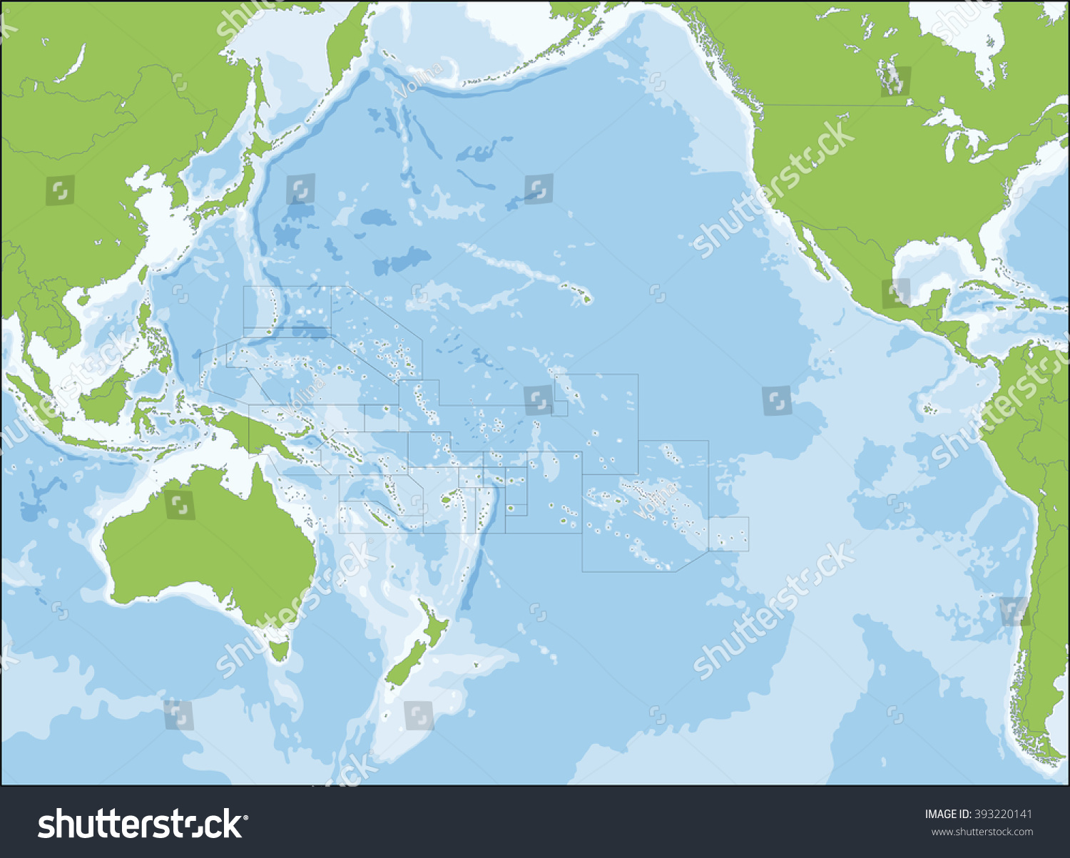 8,218 Pacific ocean islands map Images, Stock Photos & Vectors ...