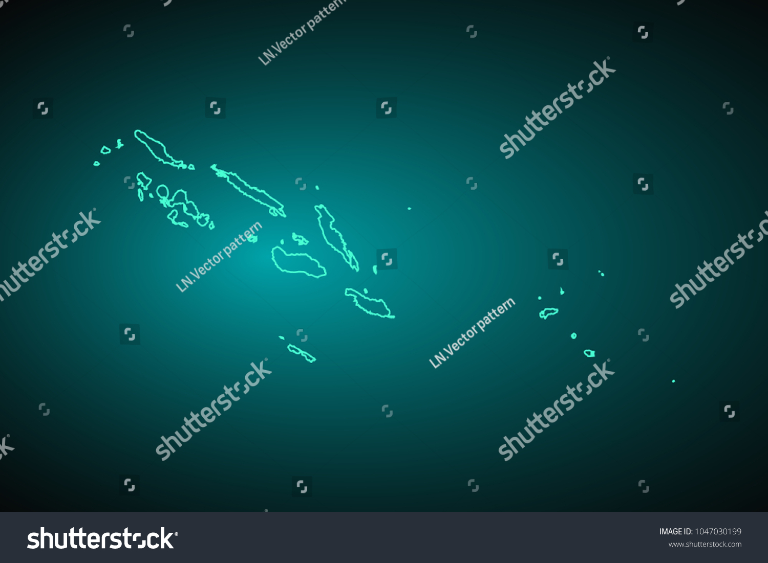 Map Solomon Island Wire Frame 3d Stock Vector (Royalty Free) 1047030199 ...