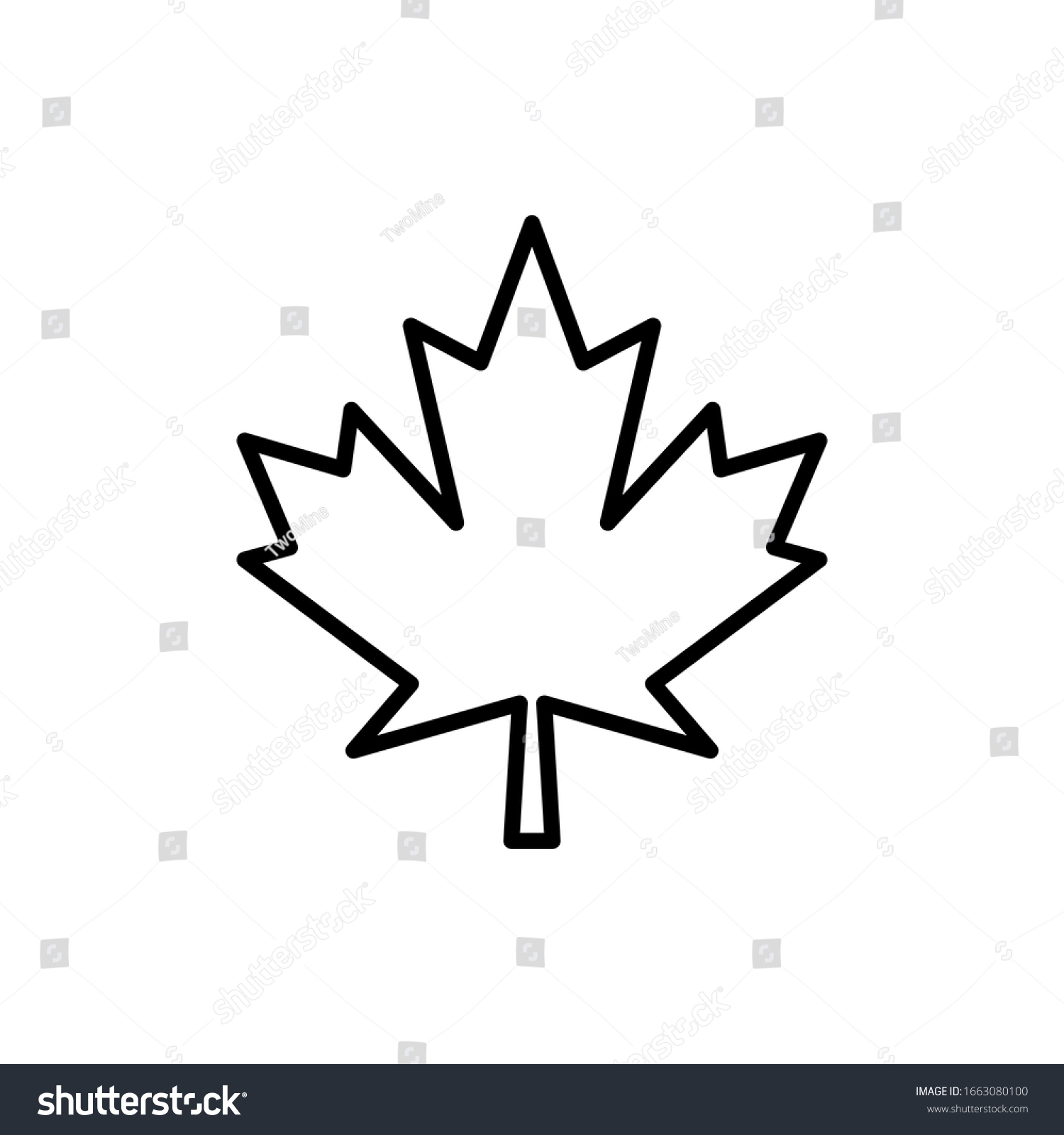 21,360 Maple Leaf Outline Images, Stock Photos & Vectors | Shutterstock