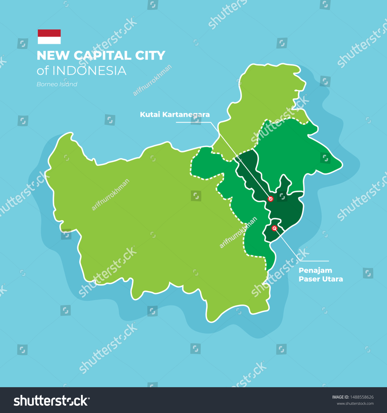 Location indonesia new capital New Indonesian