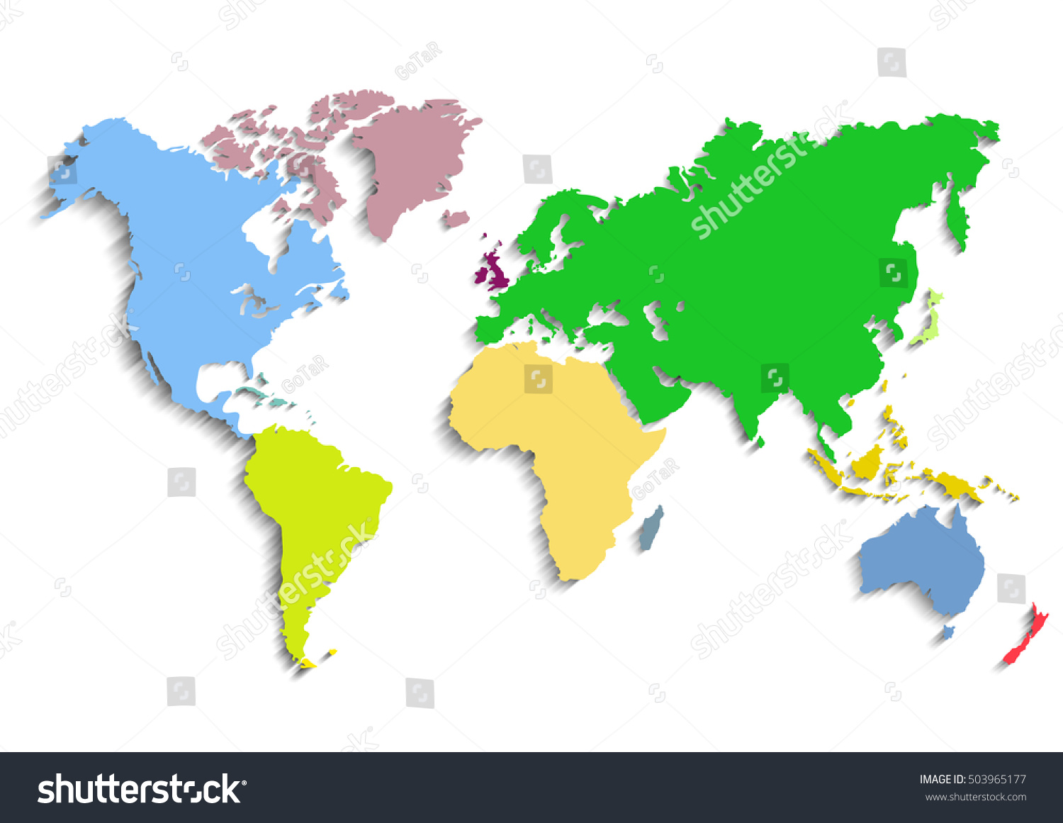 Vektor Stok Maps Earths World Map Vector Illustration Tanpa Royalti 503965177 Shutterstock 2435