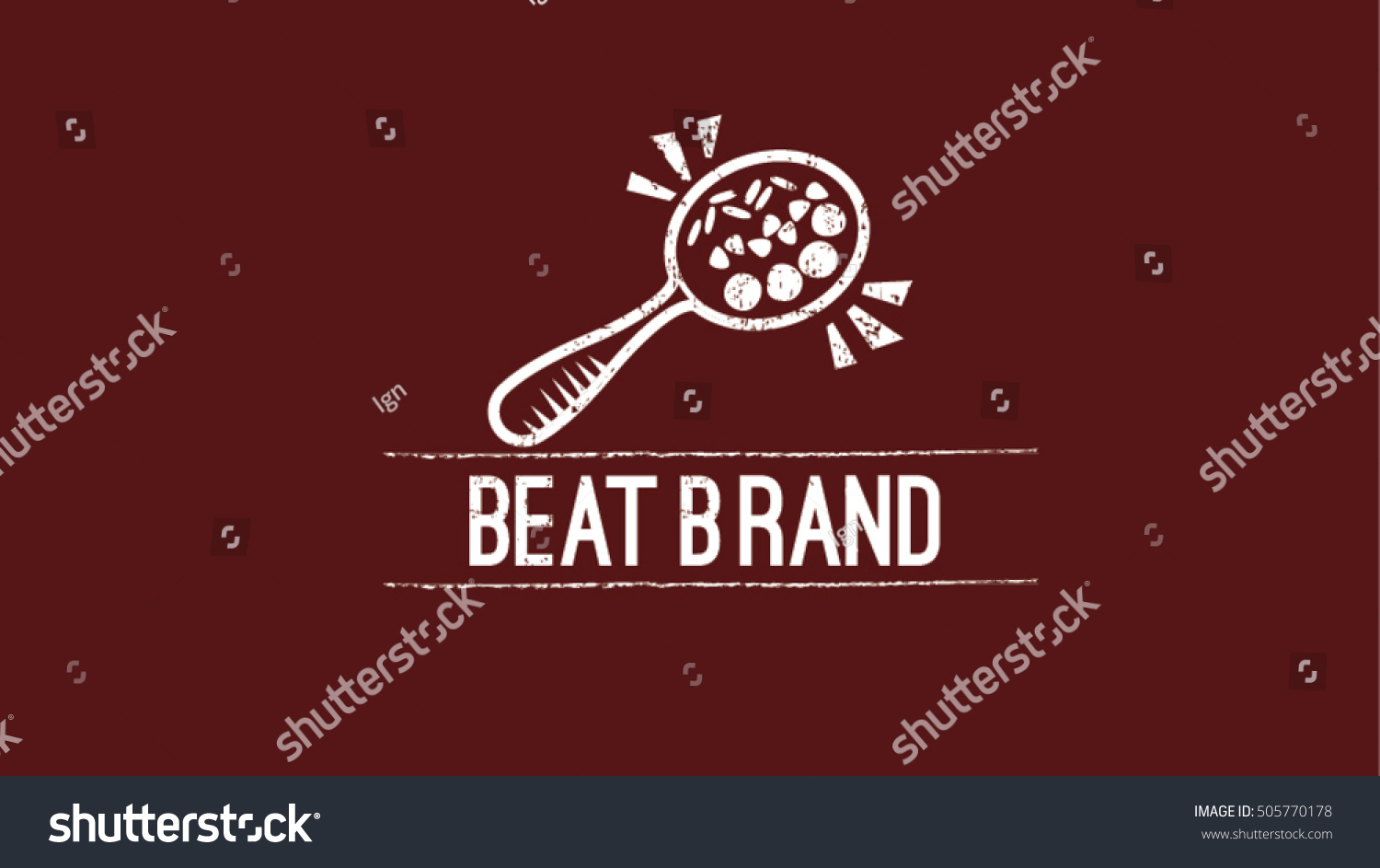 Maracas Vector Logo Design Template Icon Stock Vector (Royalty Free ...