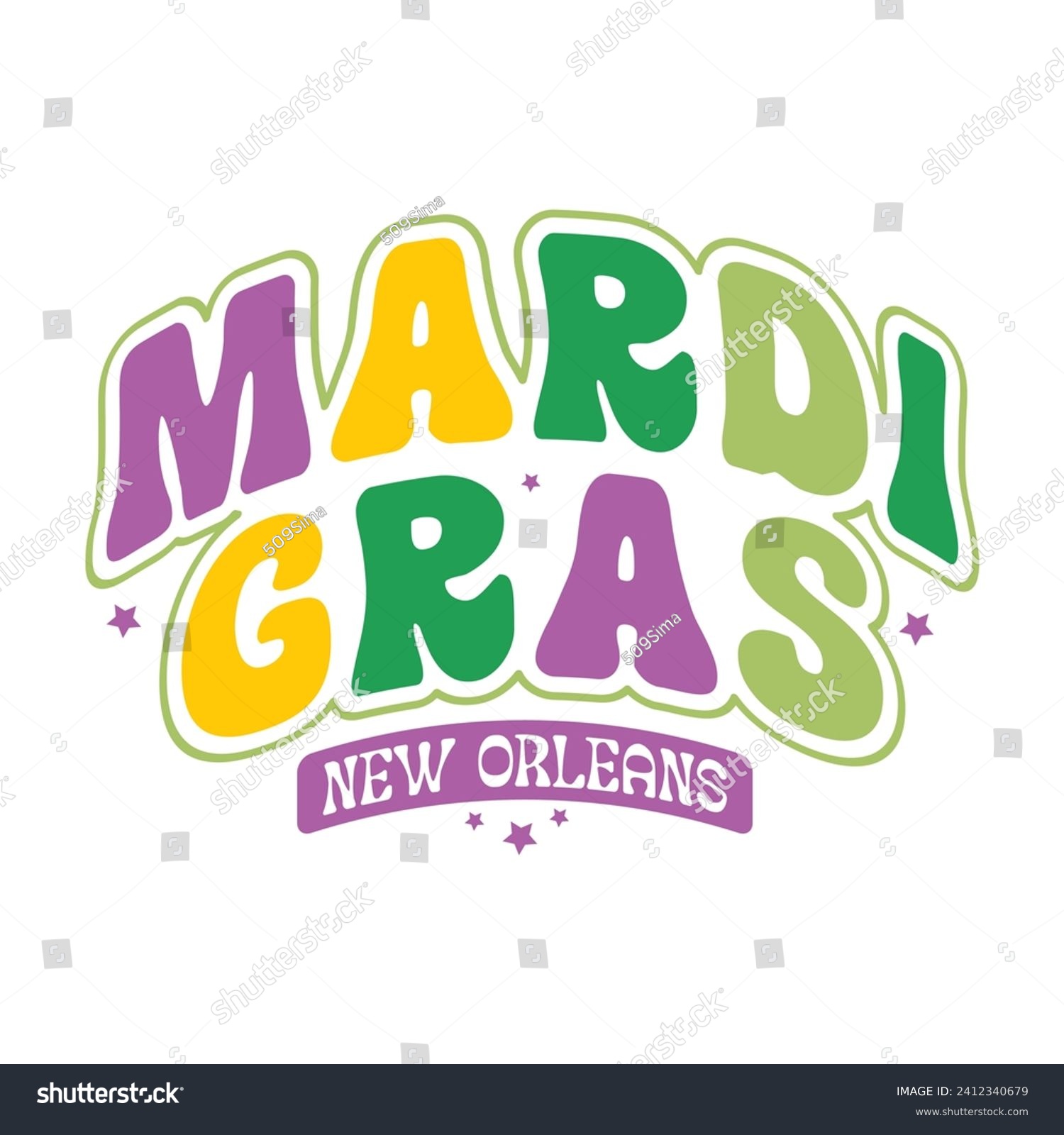 SVG of MARDI GRAS NEW ORLEANS- 
MARDI GRAS T-SHIRT DESIGN svg