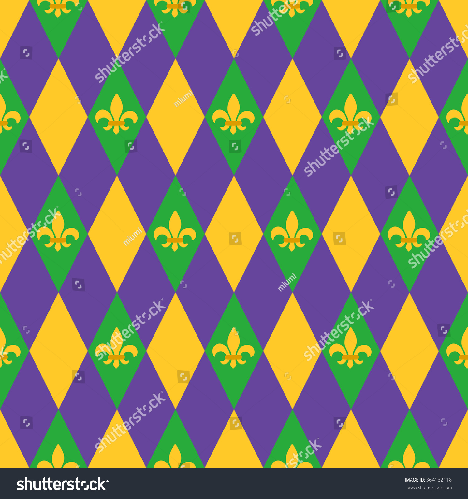 Mardi Gras Seamless Pattern Harlequin Pattern Stock Vector 364132118 ...