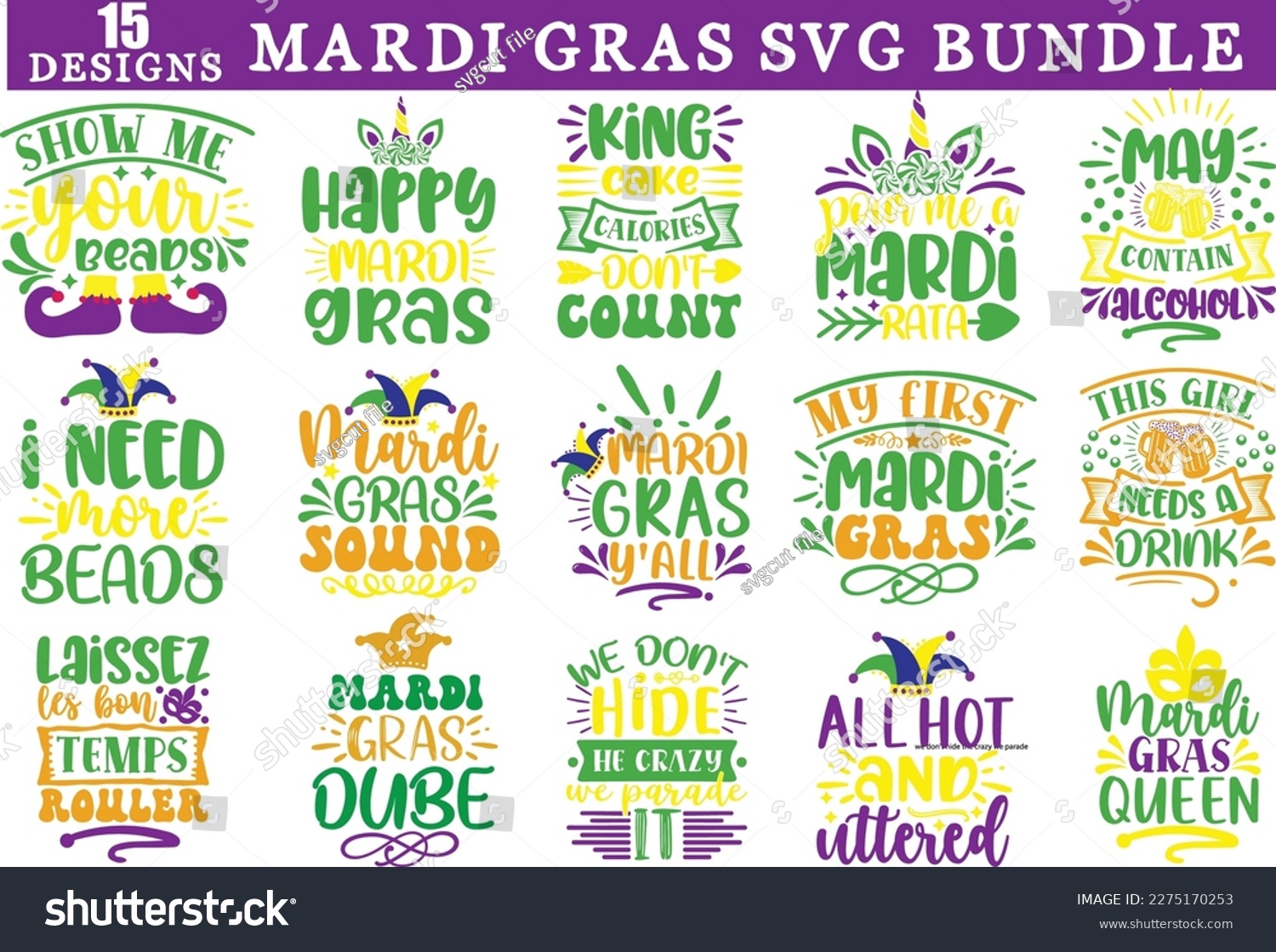 SVG of Mardi Gras svg Bundle, Mardi Gras svg design svg