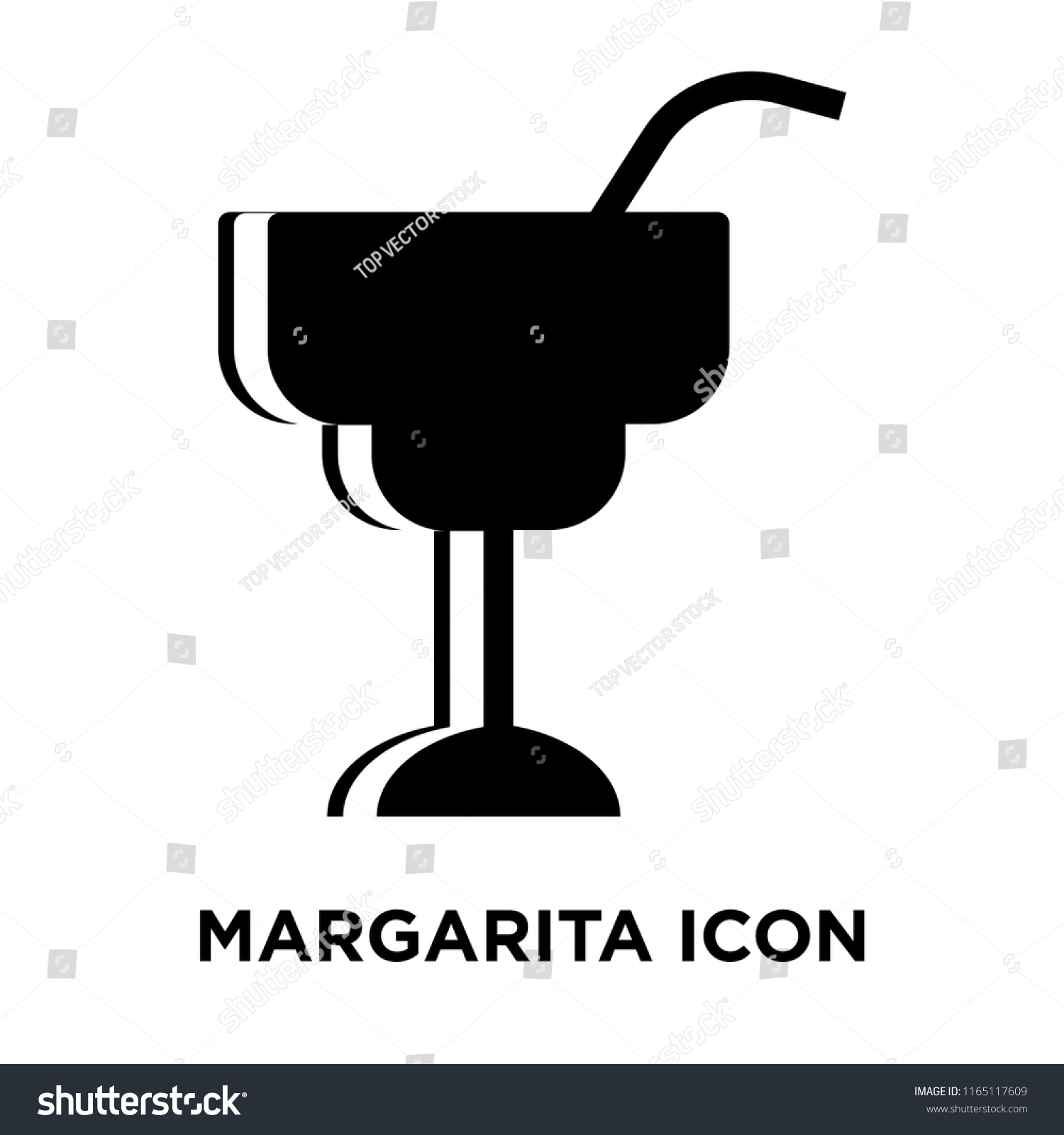 SVG of Margarita icon vector isolated on white background, Margarita transparent sign , food symbols svg
