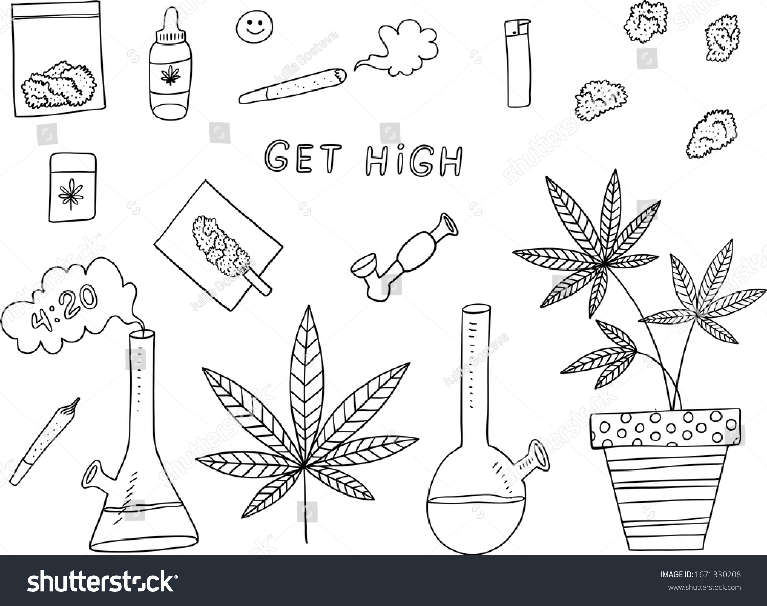 5,126 Marijuana doodle Images, Stock Photos & Vectors | Shutterstock