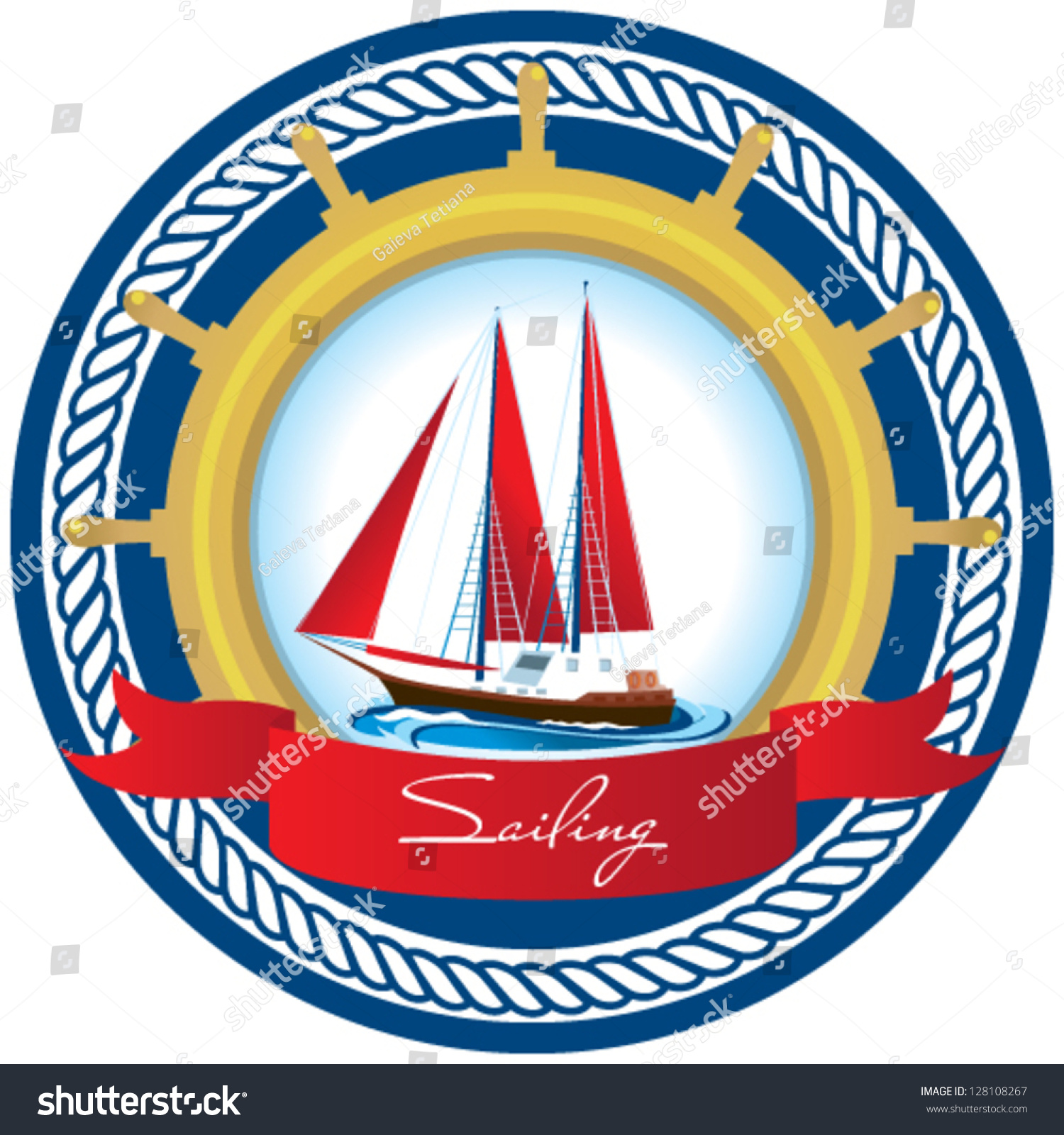 sailboat sail insignia