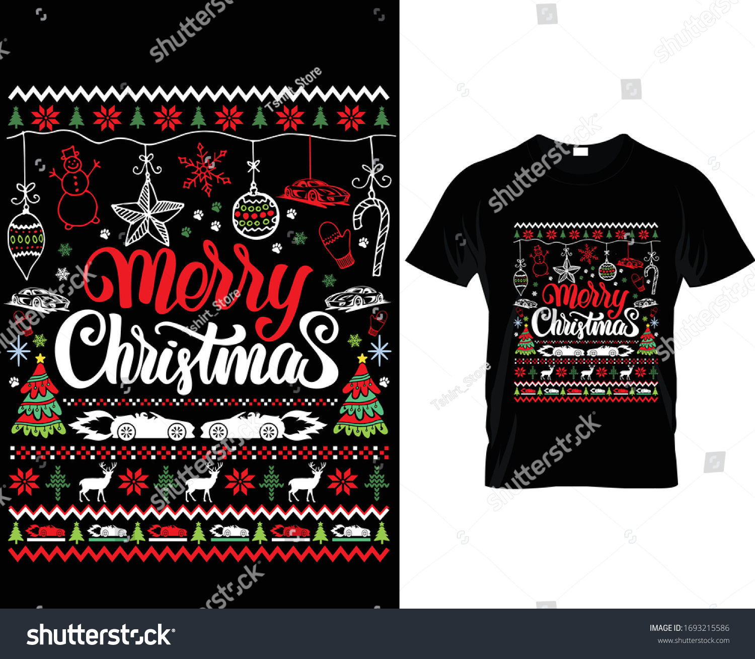 Download Marry Christmas T Shirt Designs Template Stock Vector Royalty Free 1693215586