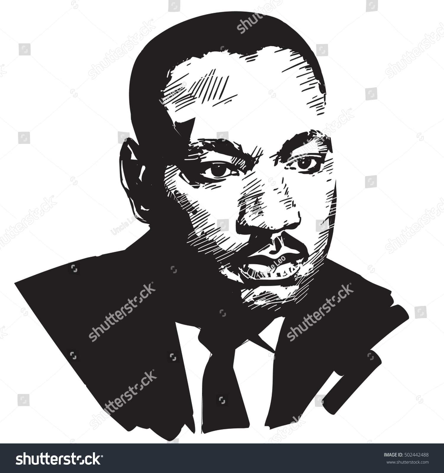 Martin luther king black white Images, Stock Photos & Vectors