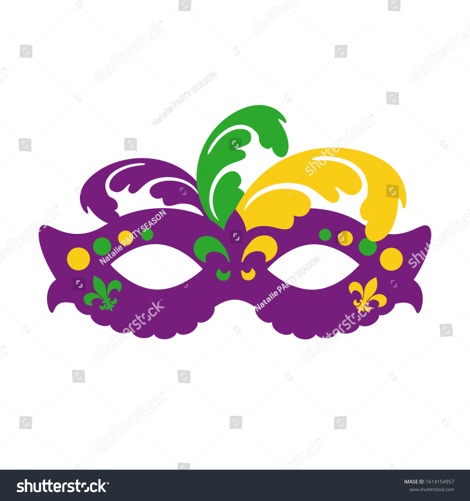 Download Mask Mardi Gras Svg Clipart Fat Stock Vector Royalty Free 1614154957
