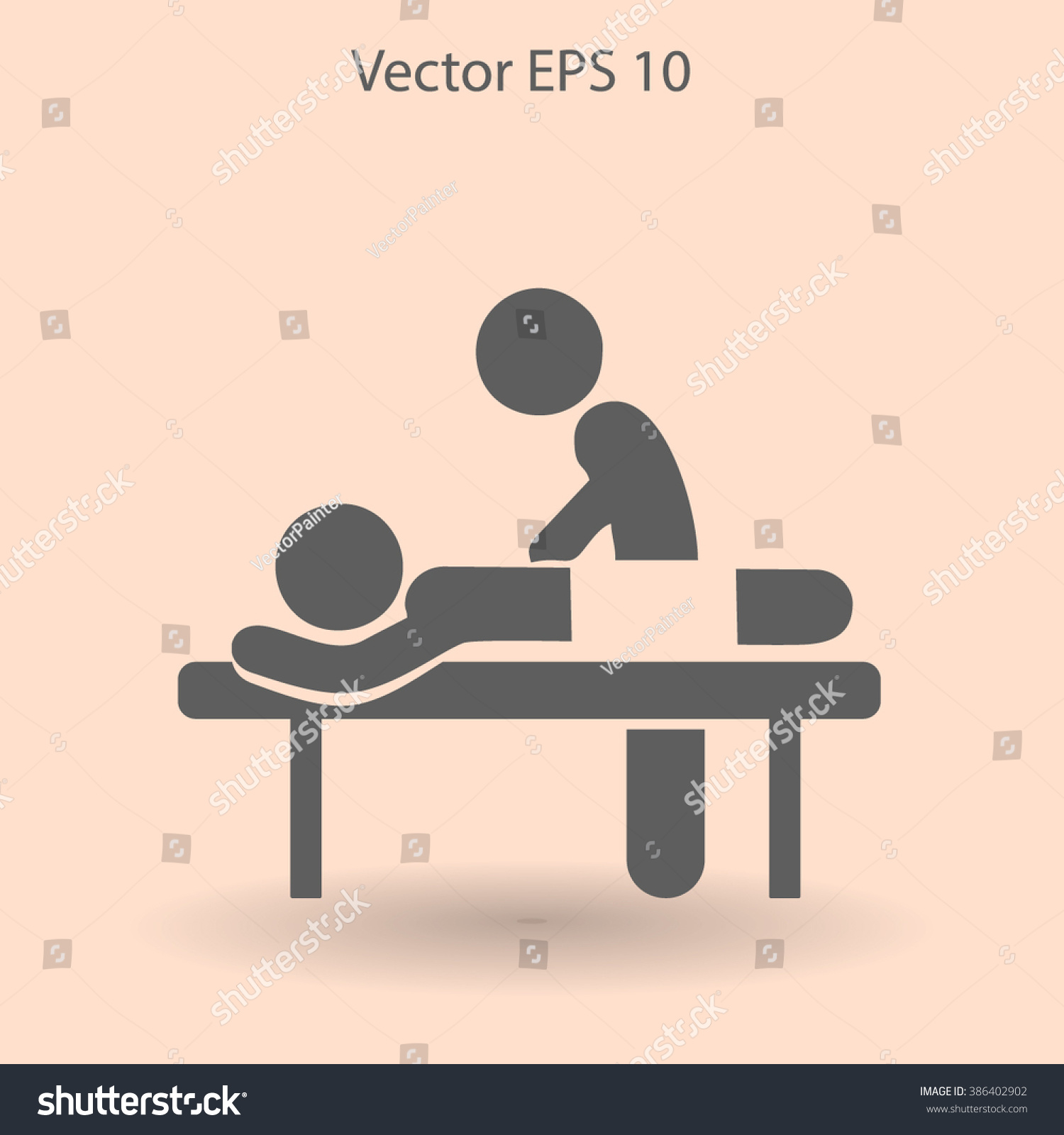 Massage Vector Illustration 386402902 Shutterstock 