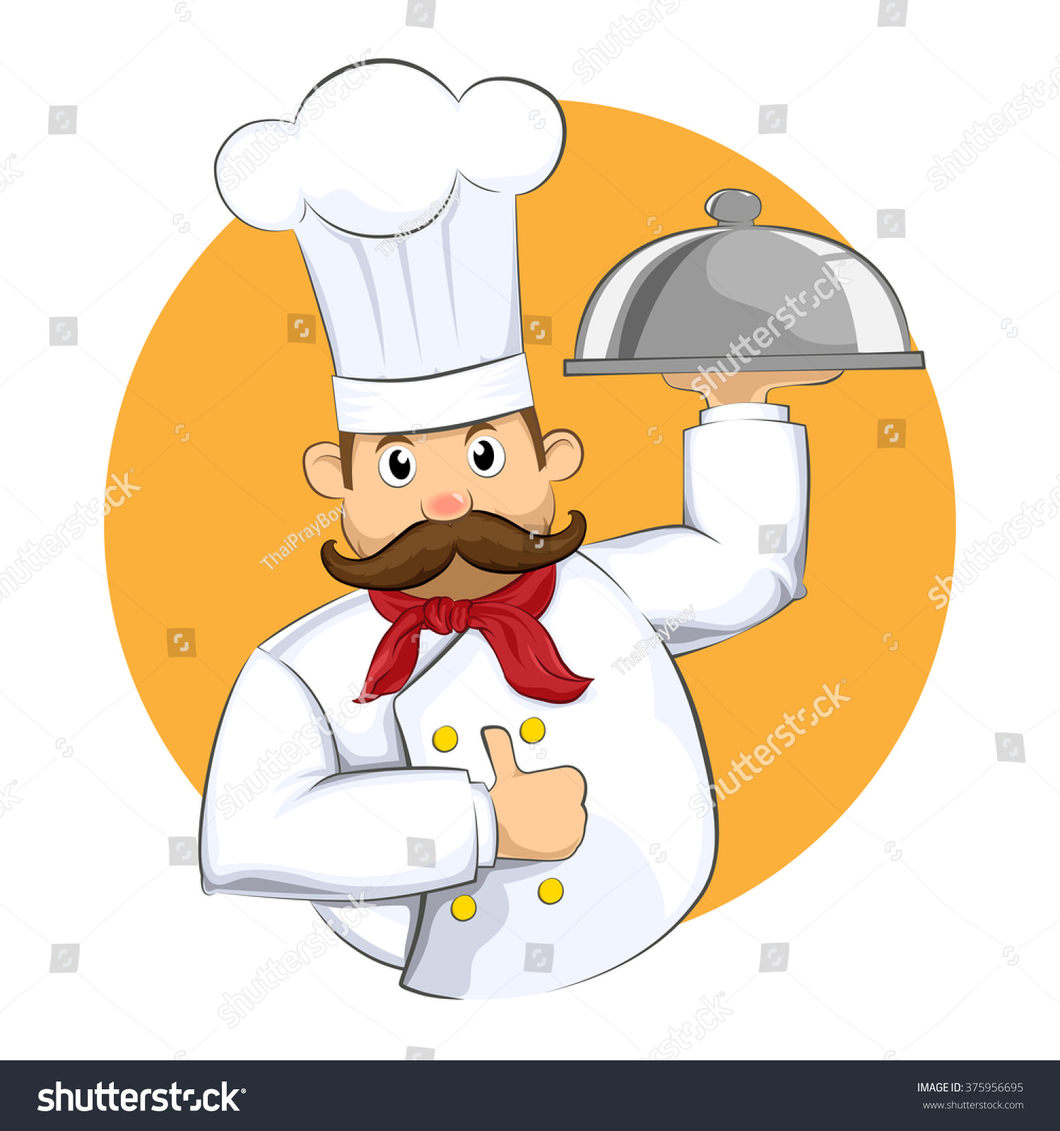 Master Chef Vector Cartoon - 375956695 : Shutterstock