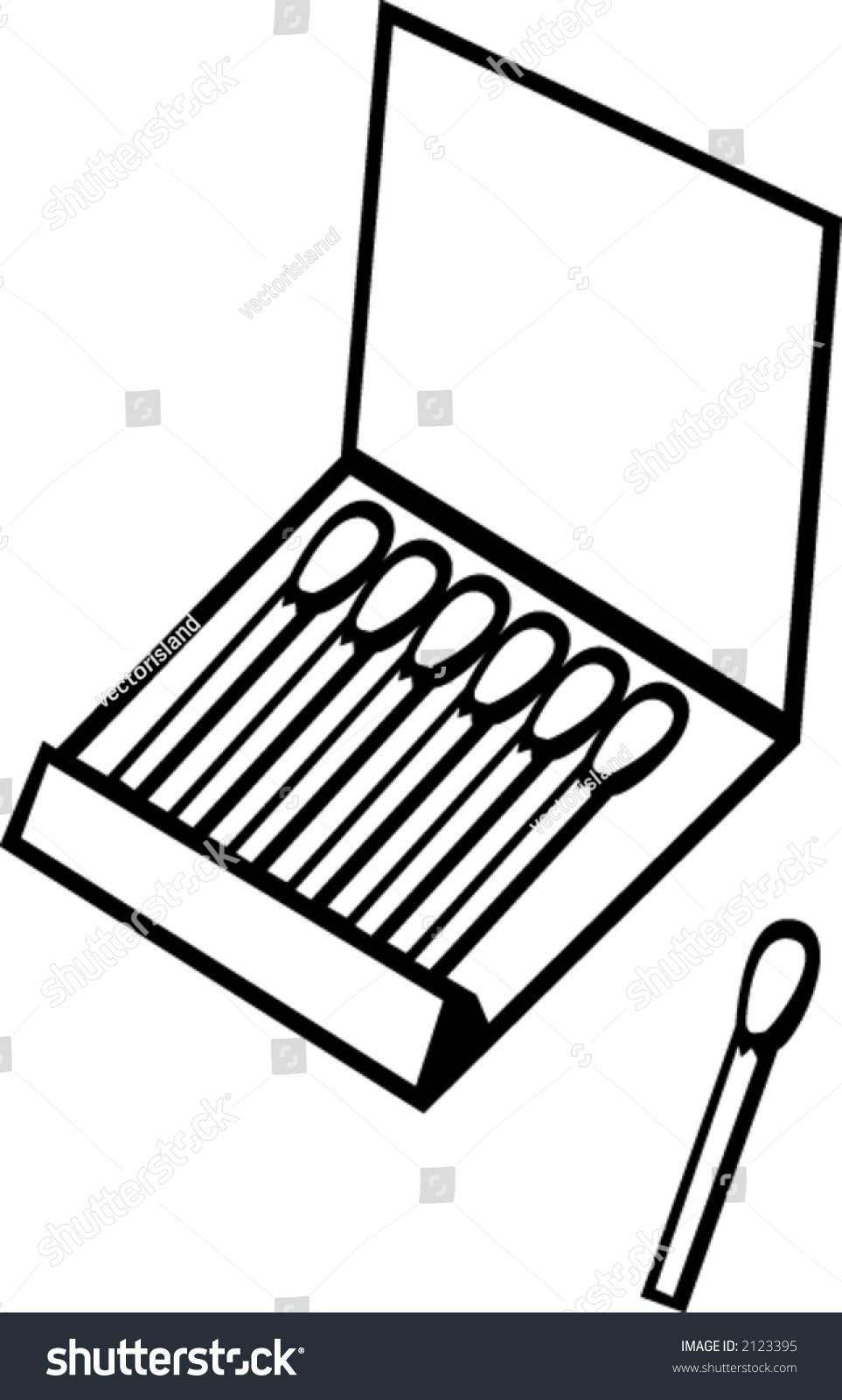 Matches Stock Vector 2123395 Shutterstock
