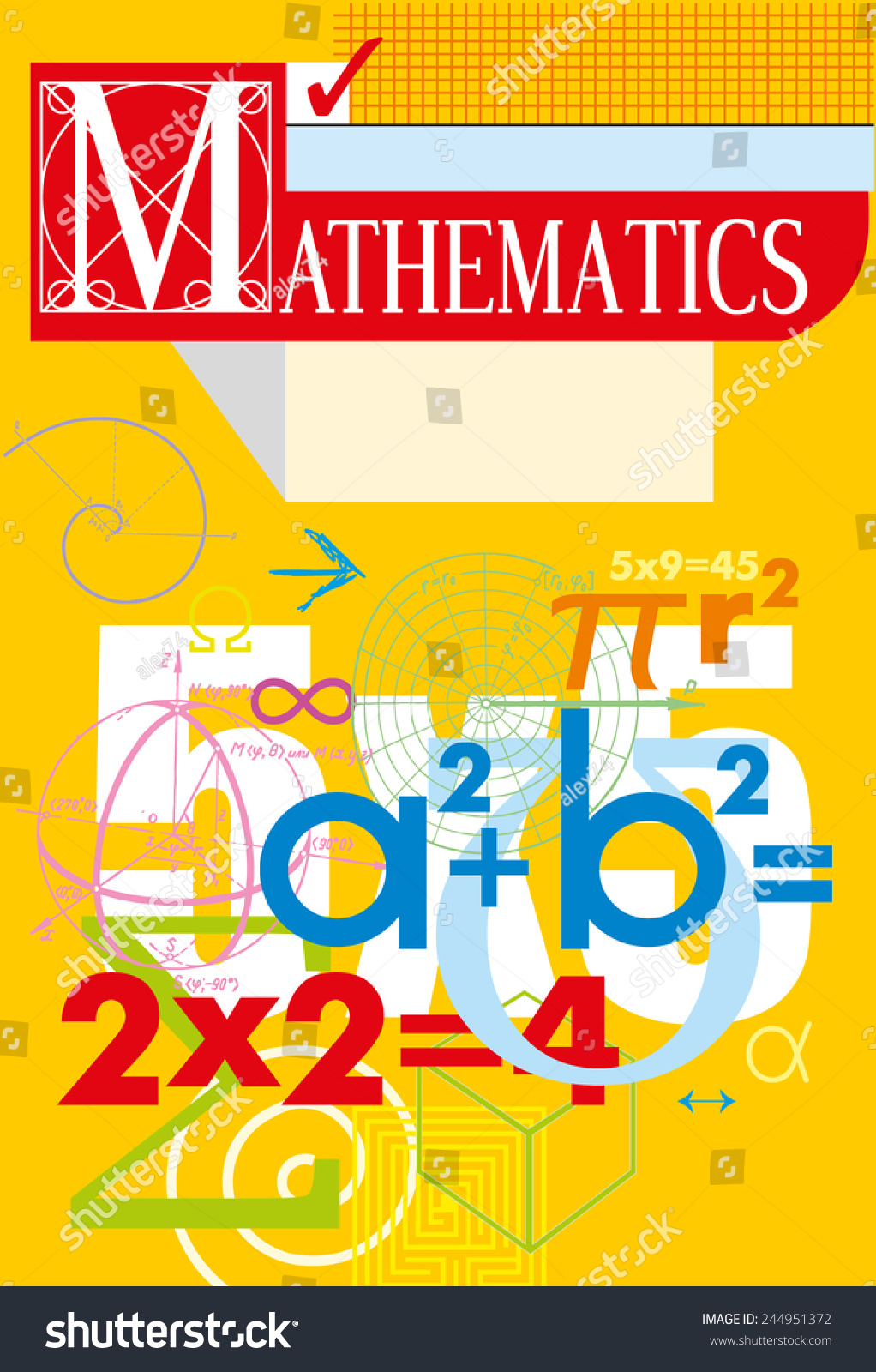 Page De Garde Maths Book Cover Page Design Portfolio Cover Design ...