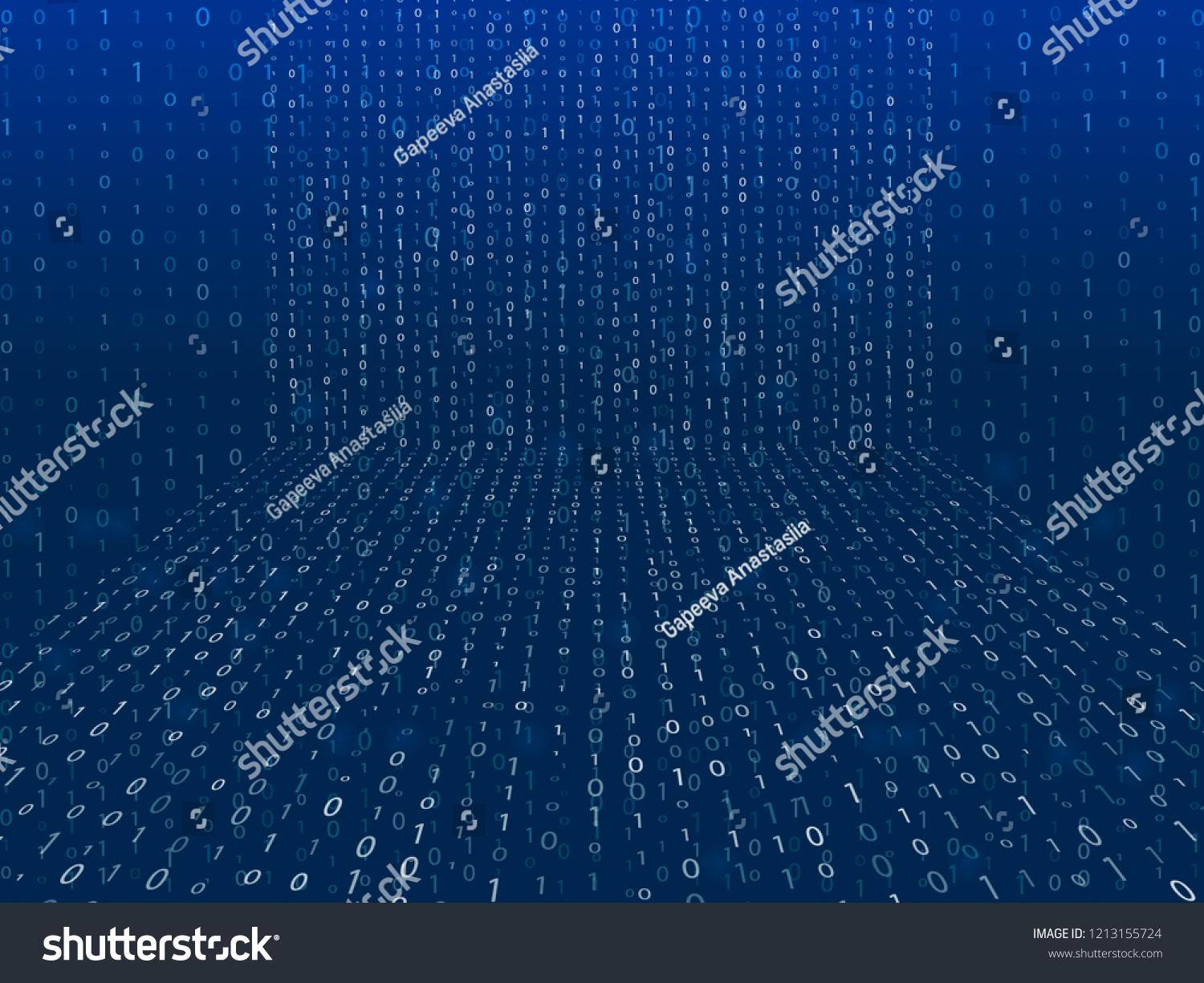 Matrix Background Vector Illustration Stock Vector (Royalty Free ...