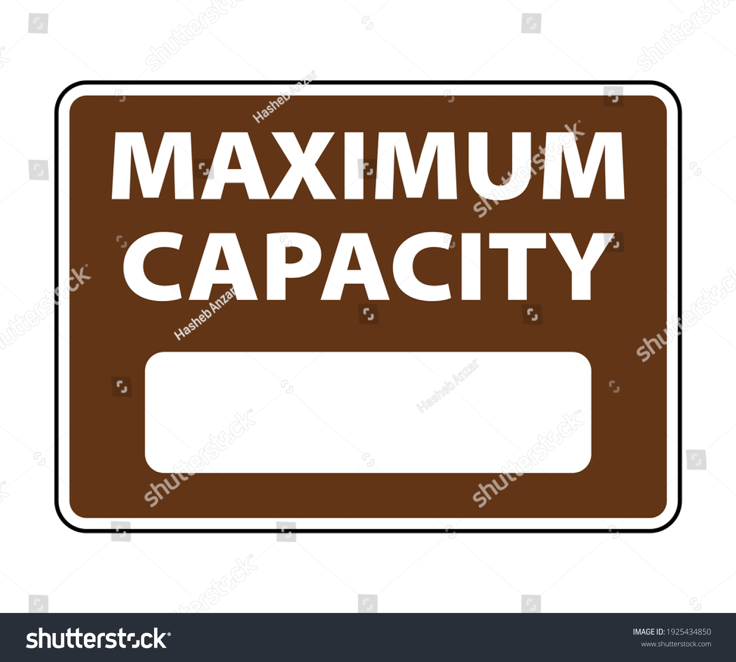 maximum-capacity-sign-vector-eps10-capacity-stock-vector-royalty-free