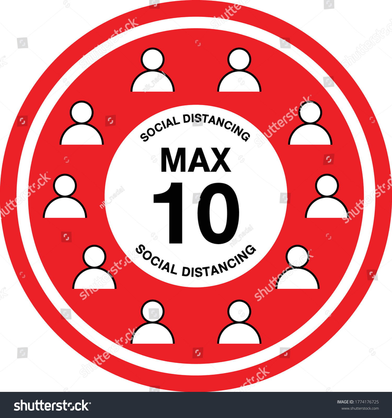 maximum-10-people-sign-vector-content