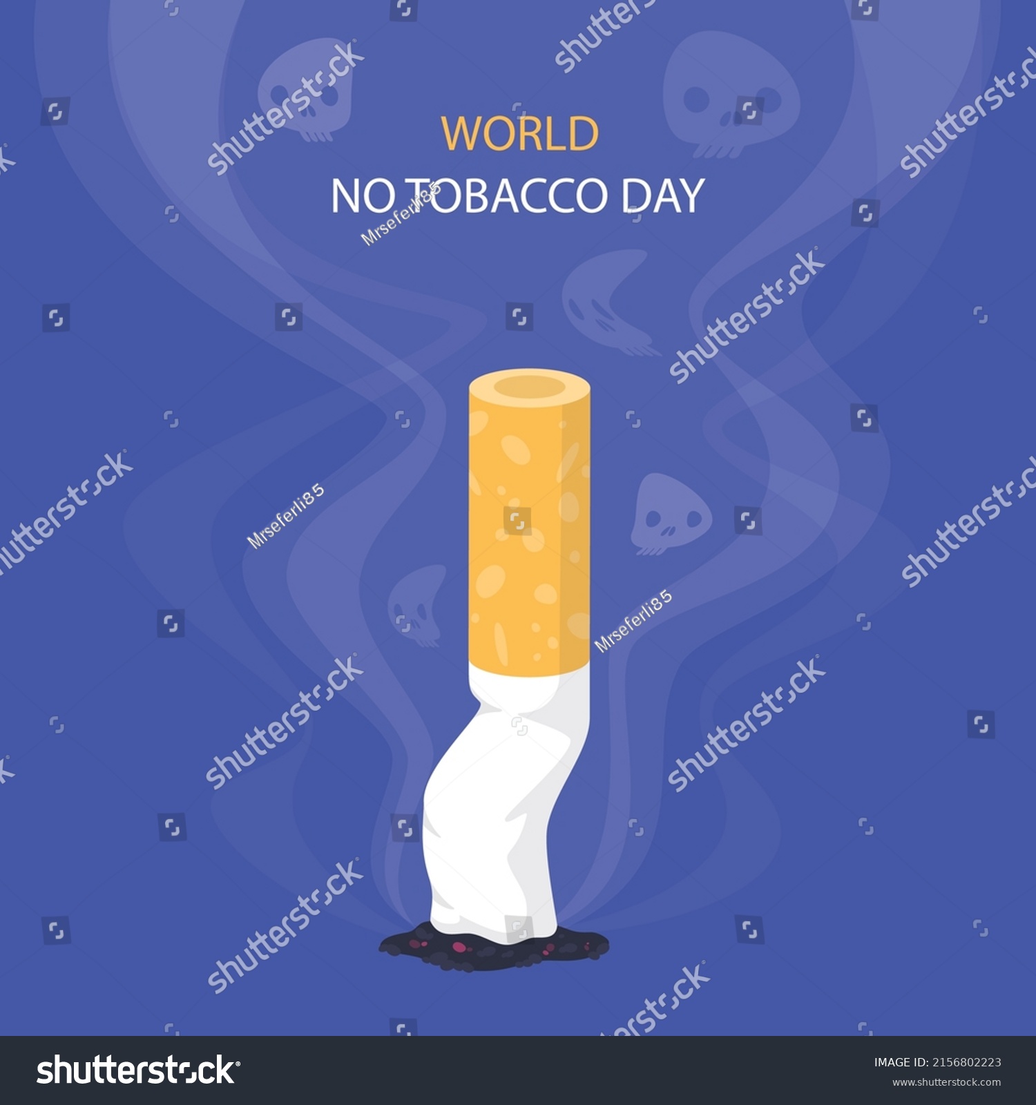 May 31st World No Tobacco Day Stock Vector (Royalty Free) 2156802223 ...