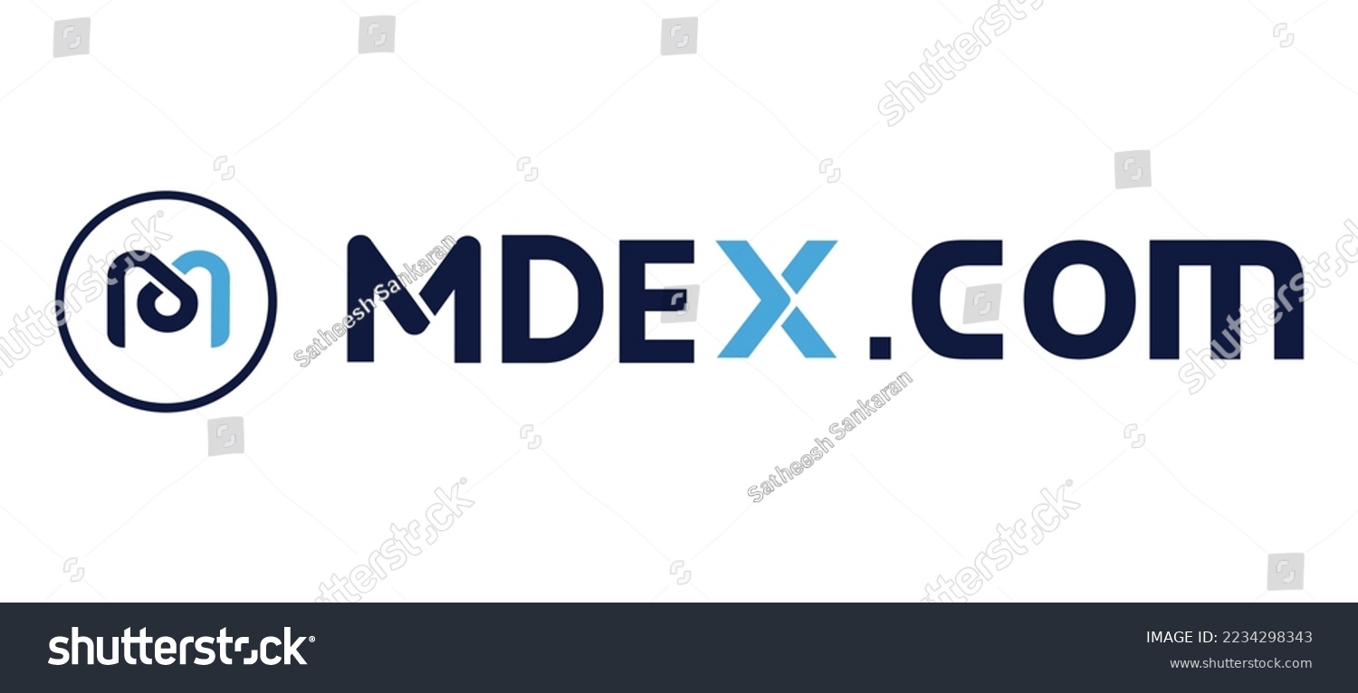 SVG of Mdex (MDX) cryptocurrency logo and symbol vector graphics illustrations template svg