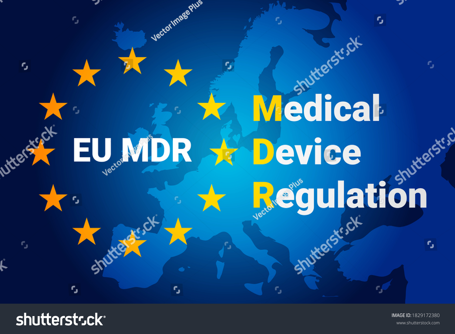 Mdr Medical Device Regulation Regulation Eu Stock Vector (Royalty Free ...