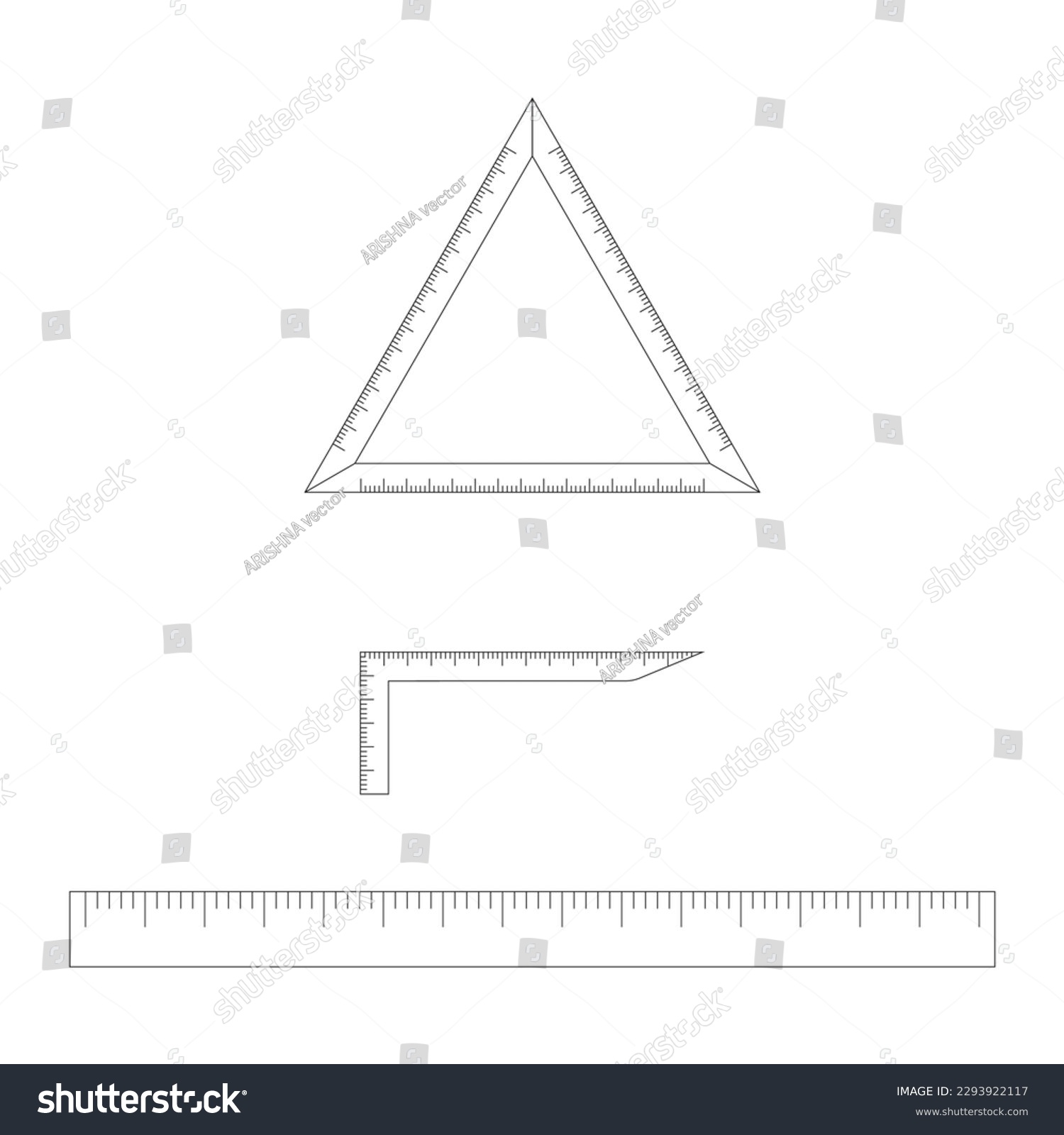 SVG of Measurement and triangle ruler simple line vector icon. Symbol, logo illustration. Pixel perfect vector graphics. svg