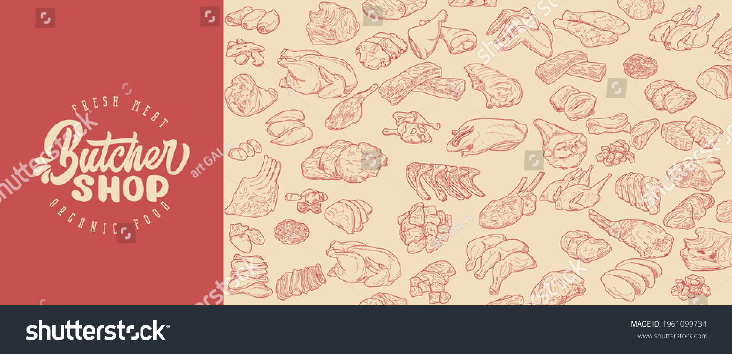 1,046 Butcher flyer Images, Stock Photos & Vectors | Shutterstock