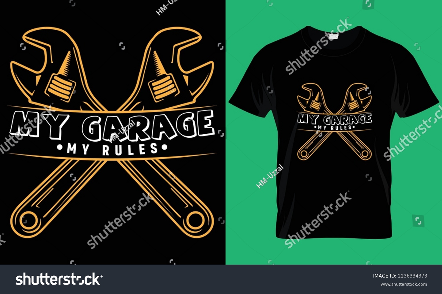 SVG of Mechanic T- Shirt Design Template (New And Creative ) svg