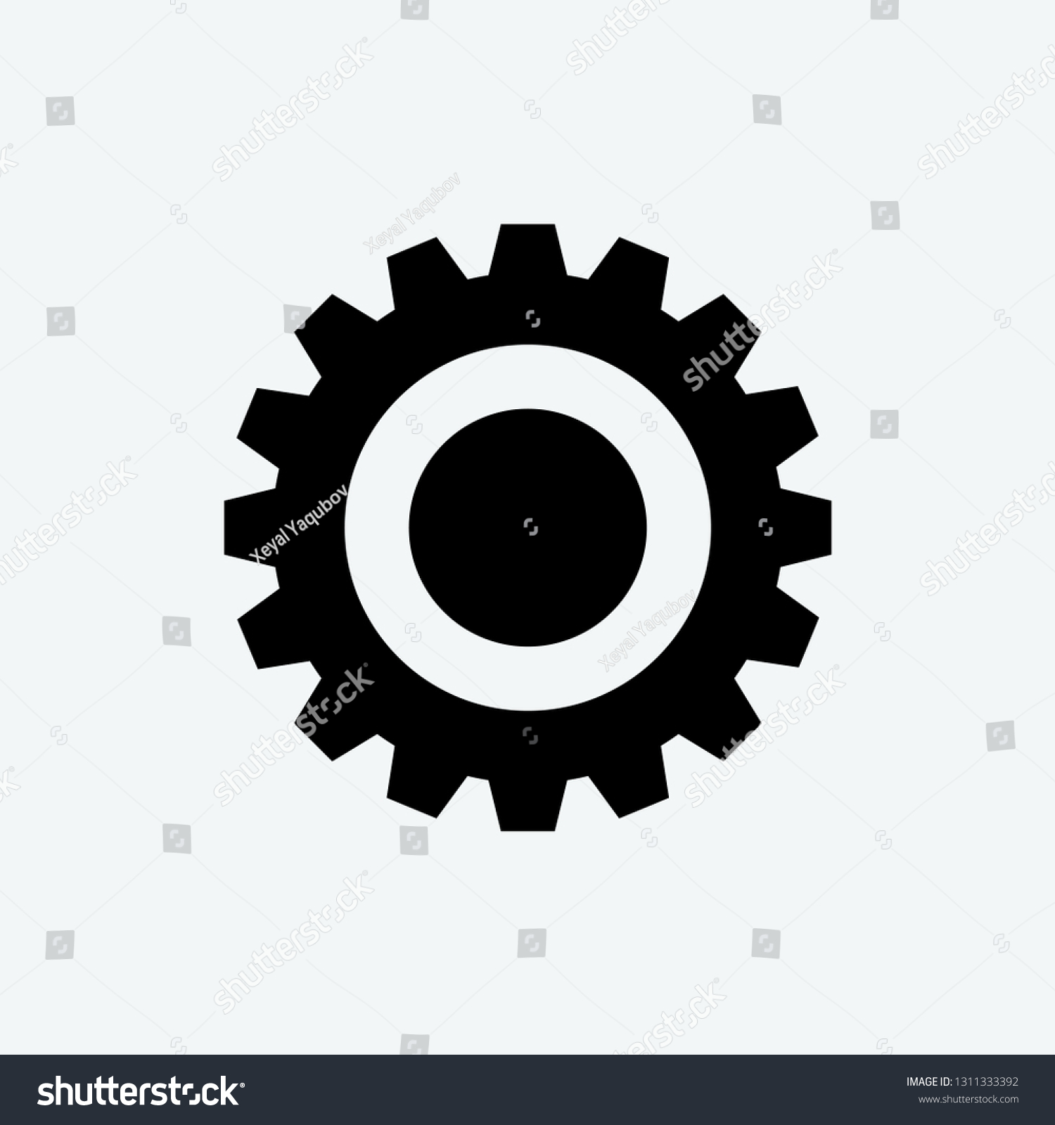 Mechanism Icon Vector Stock Vector (Royalty Free) 1311333392