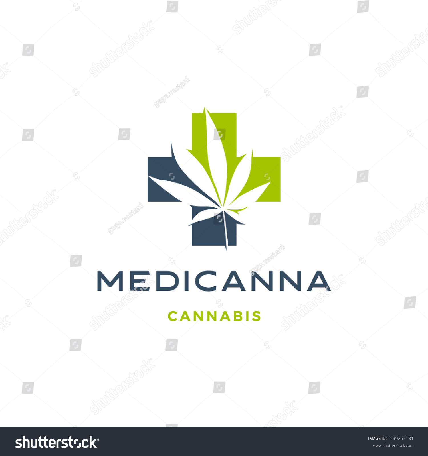 Medical Cannabis Logo Vector Hemp Leaf Stock Vector (Royalty Free ...