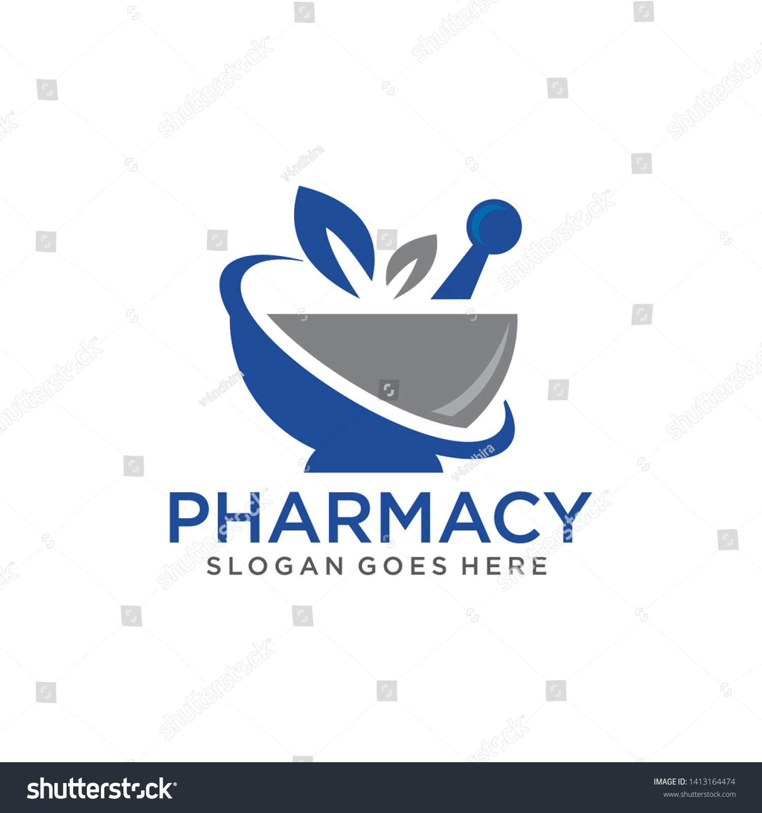 Medical Health Care Pharmacy Logo Stock Vector (Royalty Free ...