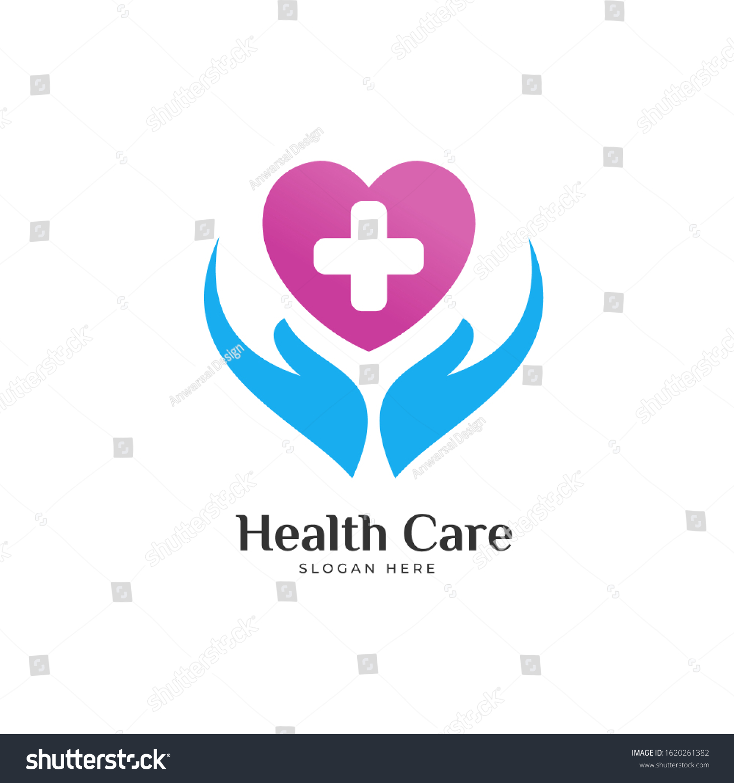 Medical Pharmacy Health Care Logo Design Stock Vector (Royalty Free ...