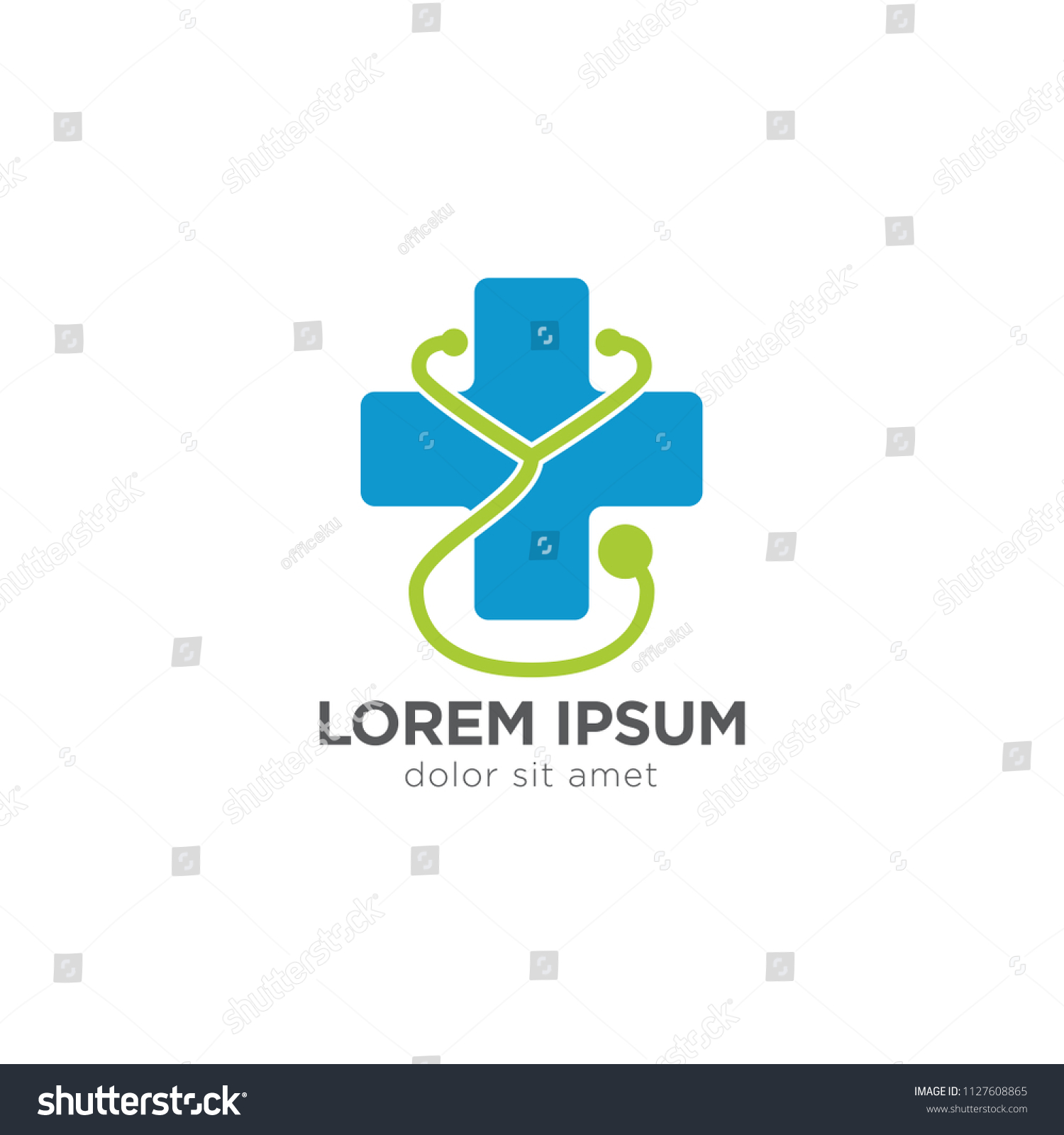 Medical Pharmacy Logo Design Template Vector Stock Vector (Royalty Free ...