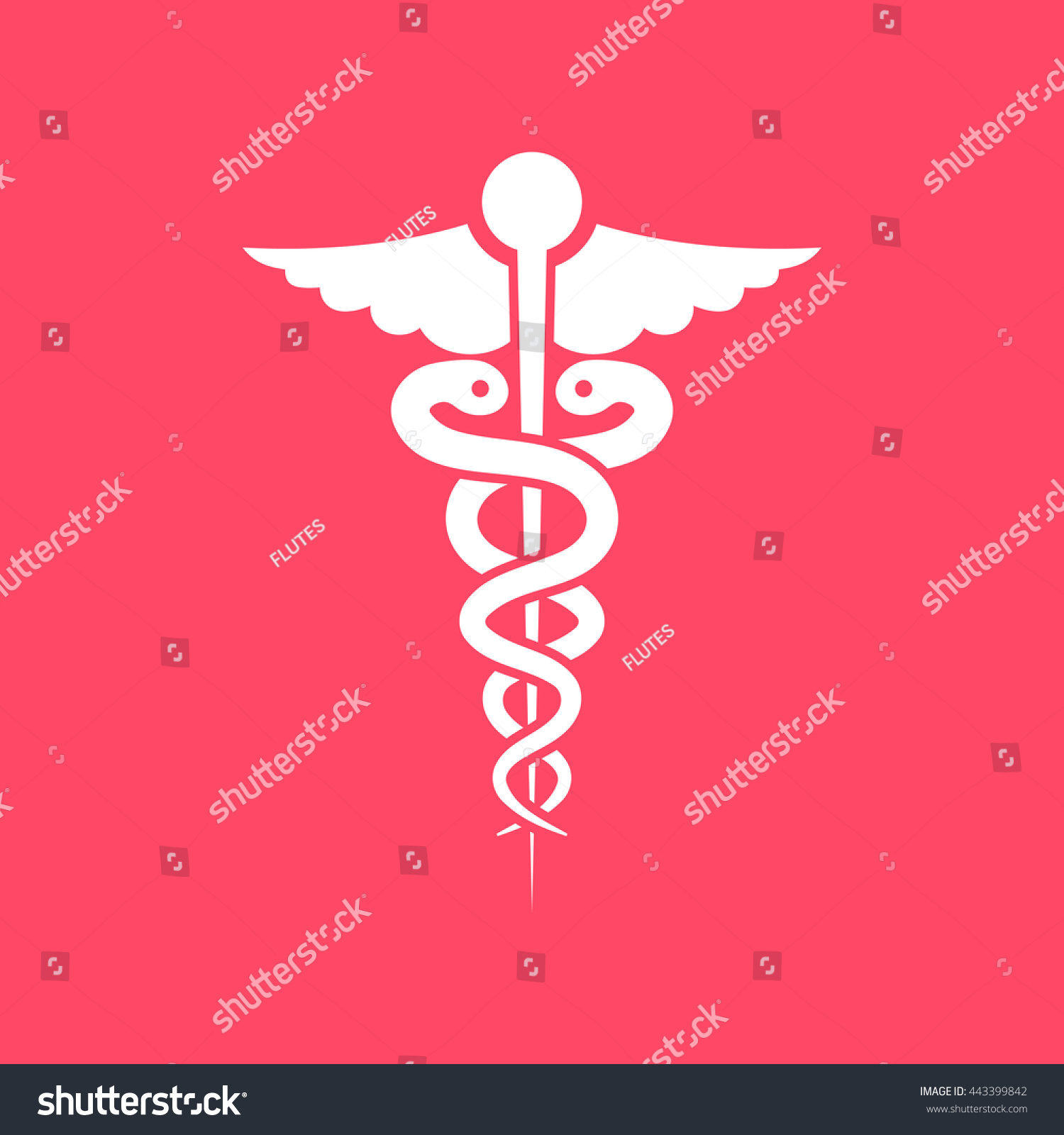 Medical Symbol White Icon On Magenta Stock Vector (Royalty Free ...