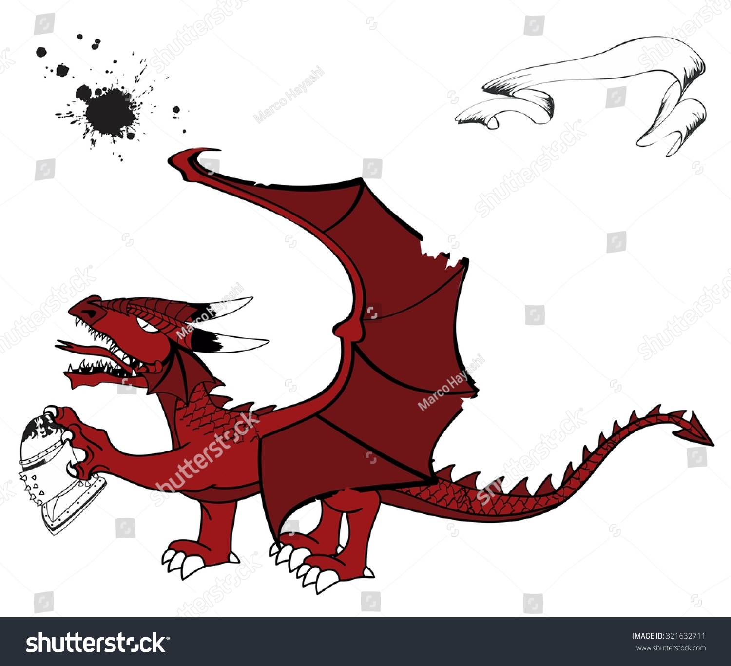medieval dragon tattoo set vector format stock vector 321632711 medieval dragon tattoo set vector format stock vector 321632711