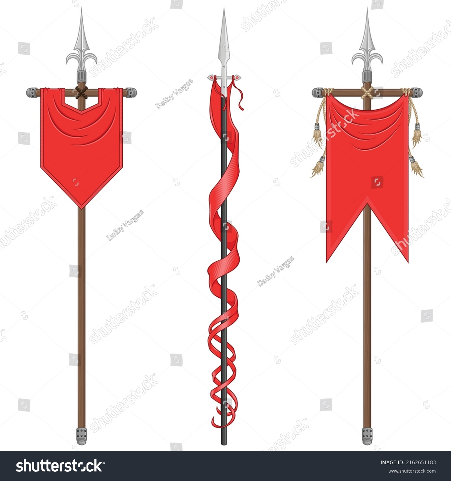 Medieval Flag Template