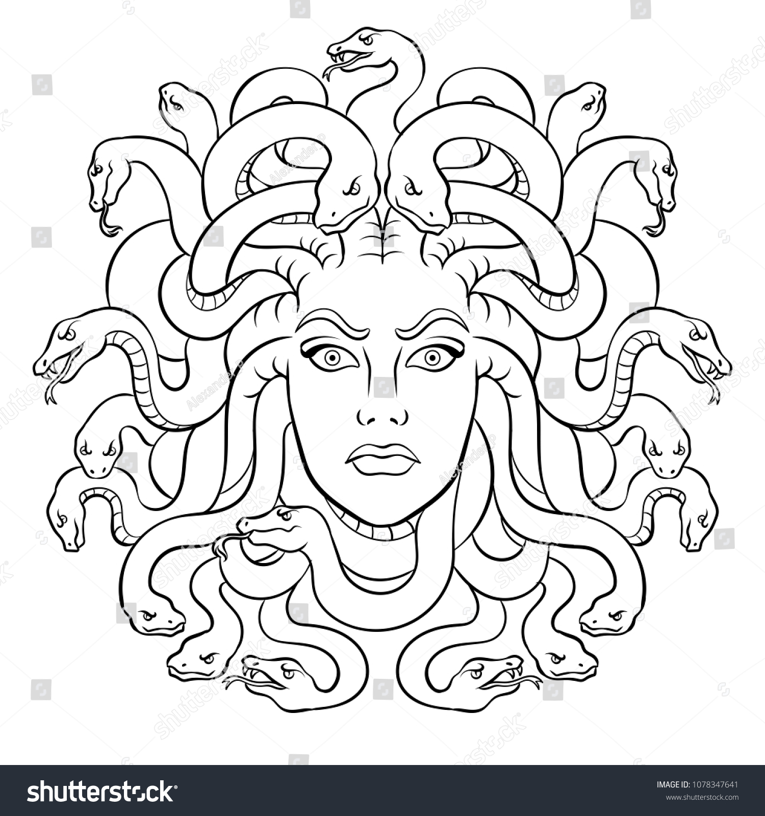 Featured image of post Medusa Griega Para Colorear