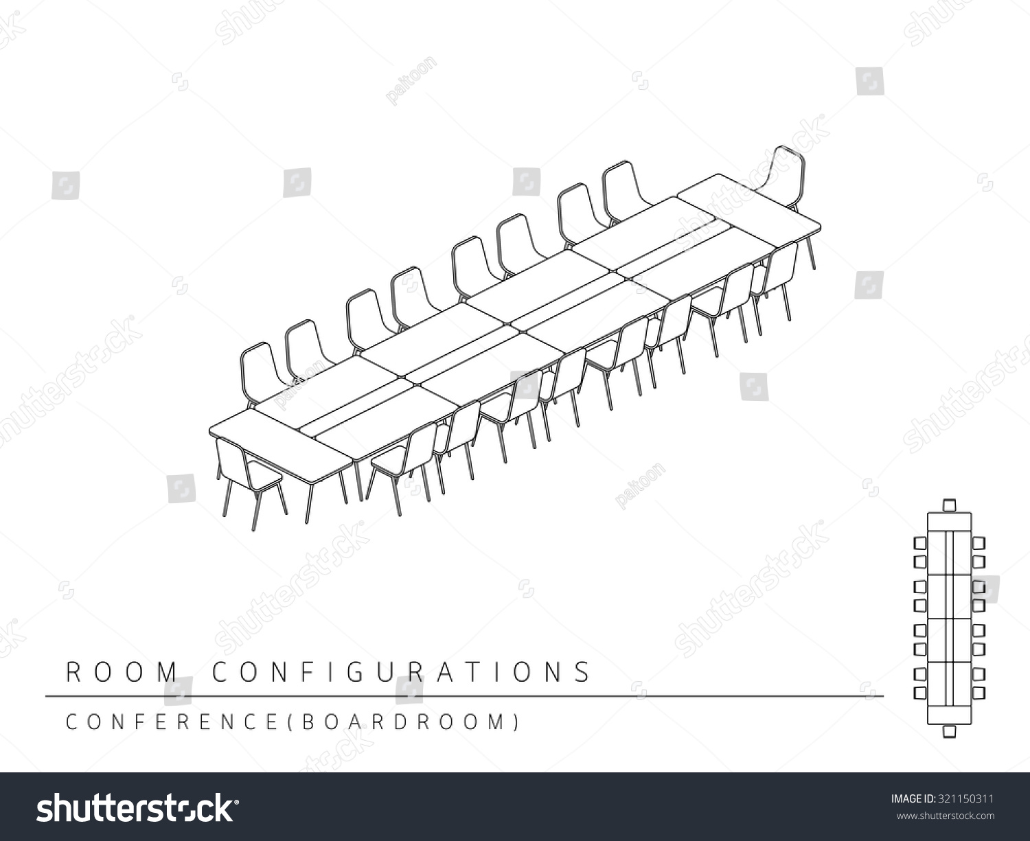 Meeting Room Setup Layout Configuration Conference Stock