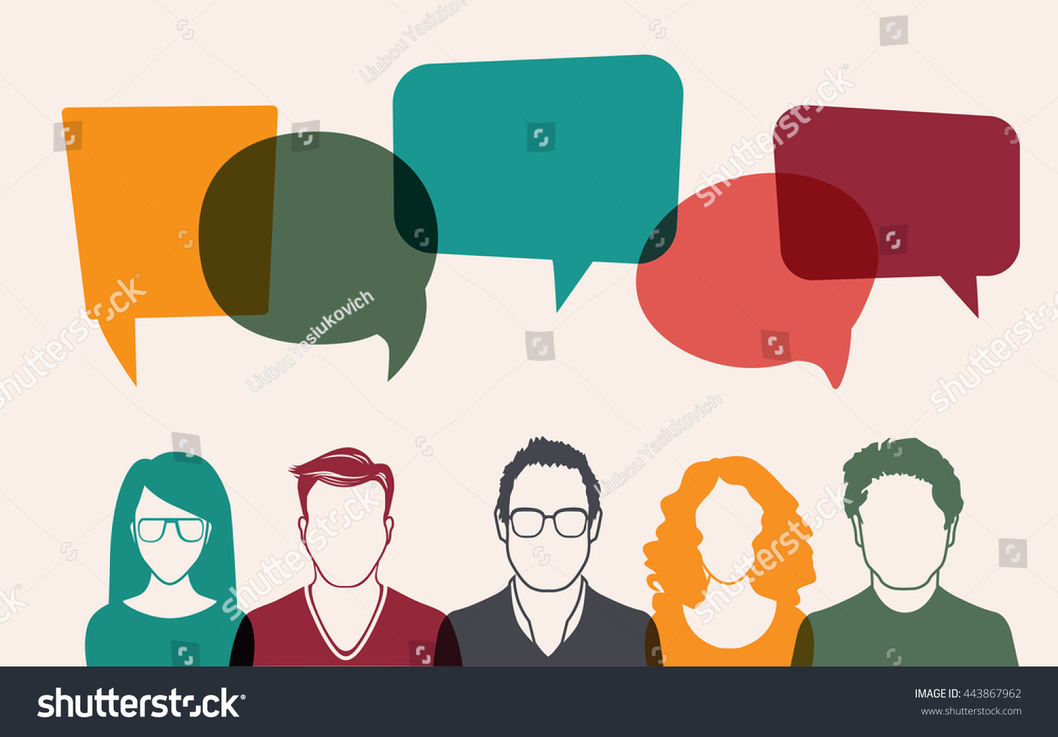 SVG of Men and women avatar profile picture set. Businessman, coworkers, team, think, Question. Idea, Brainstorm. Business concept vector illustration svg