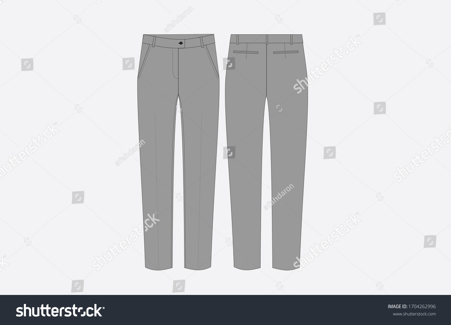 1,210 Mens pants template Images, Stock Photos & Vectors | Shutterstock