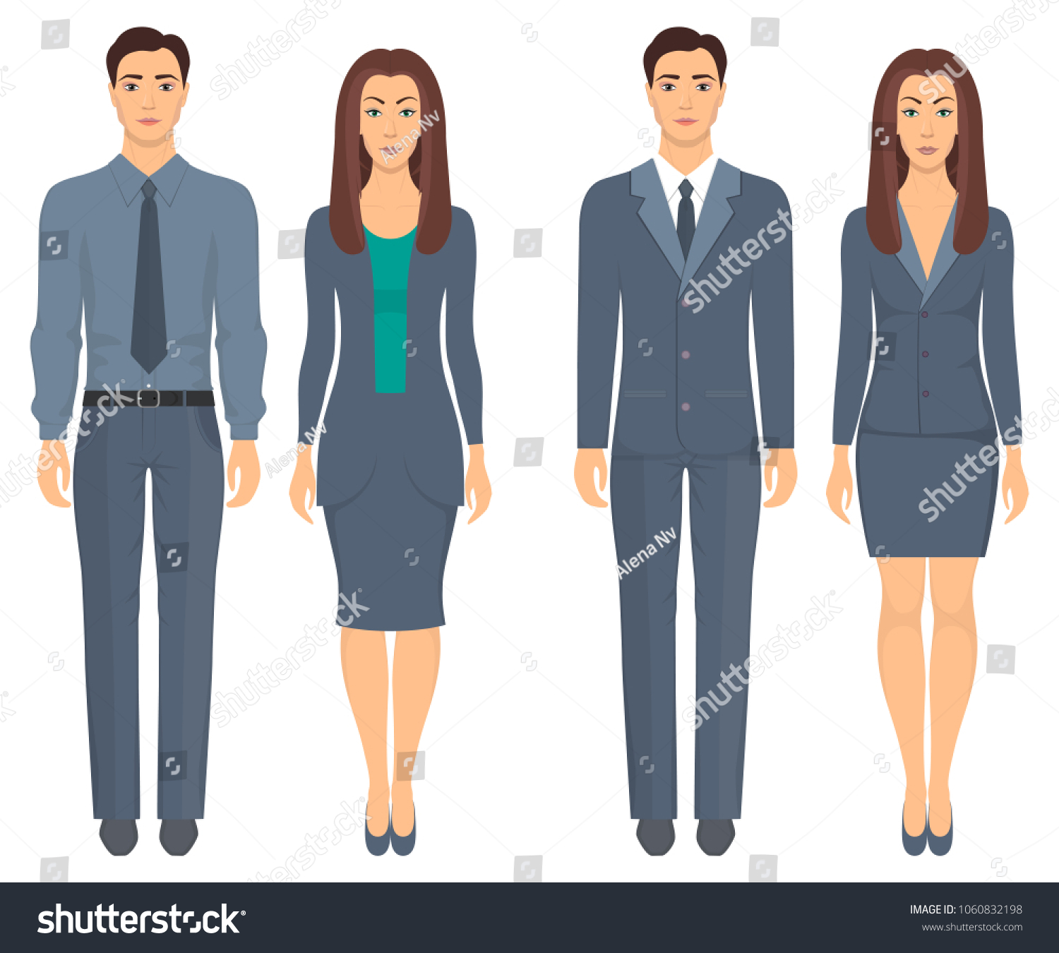 casual attire for men and women