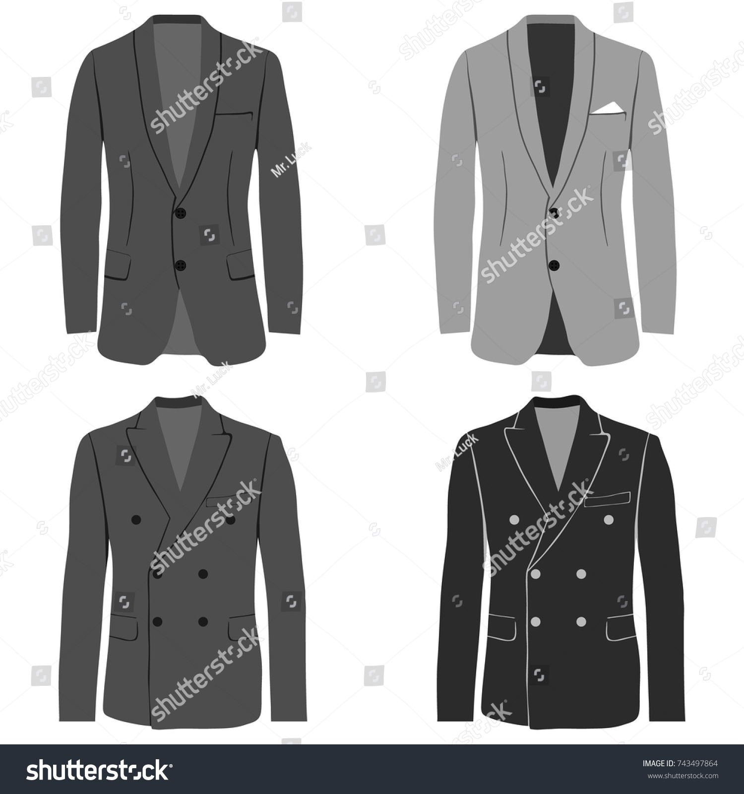 mens single breasted jacket