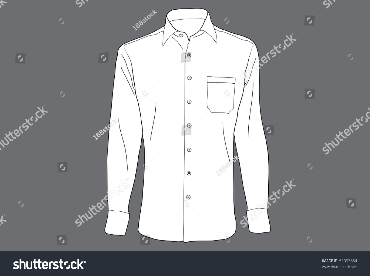 mens shirt template